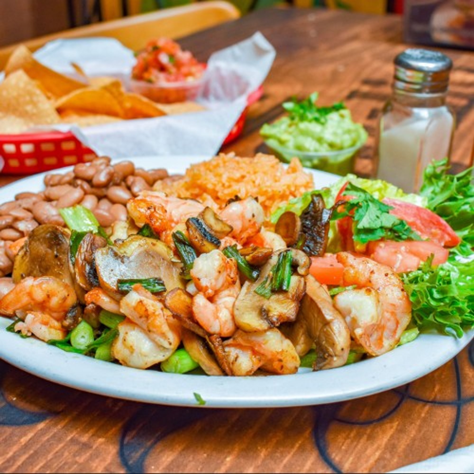 Garlic Prawns Plate