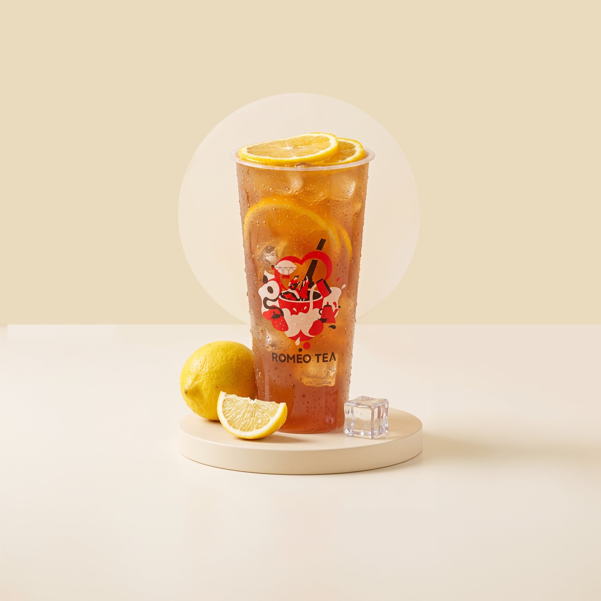 Hand Crushed Lemon Iced Black Tea