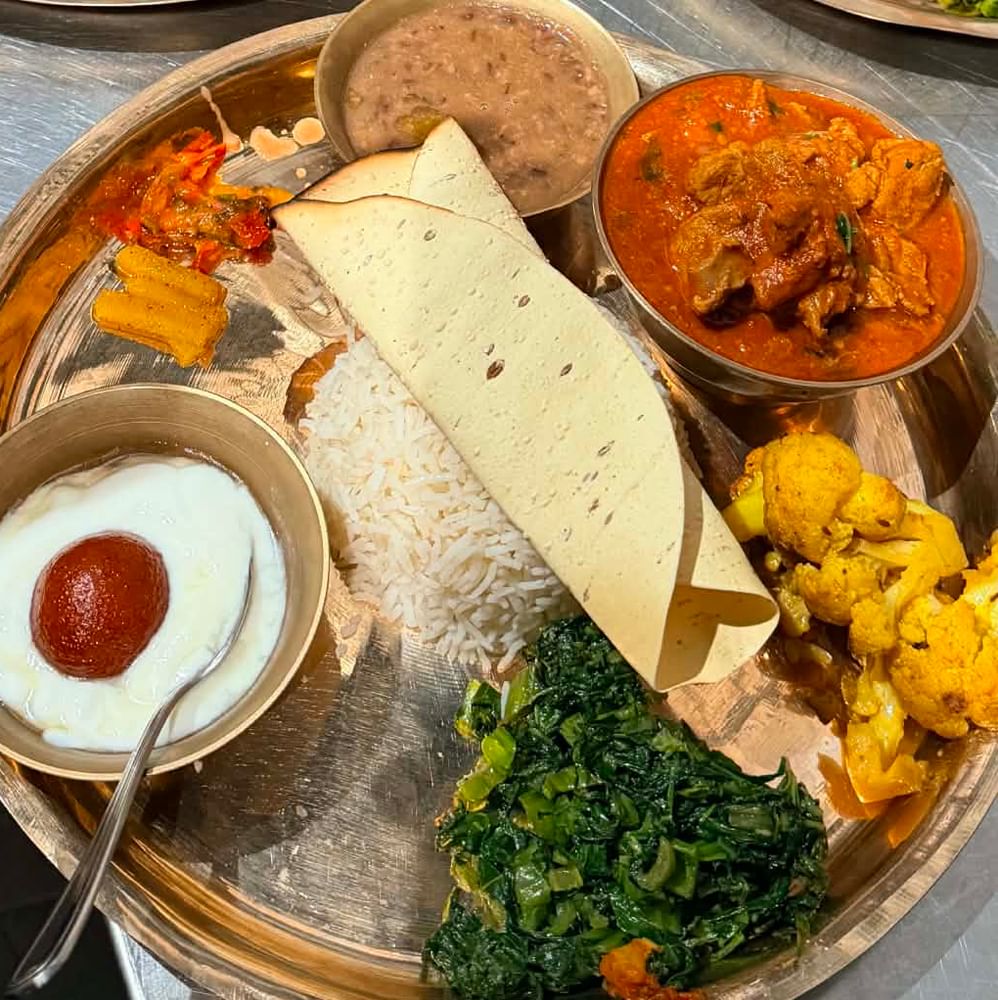 Goat Thali