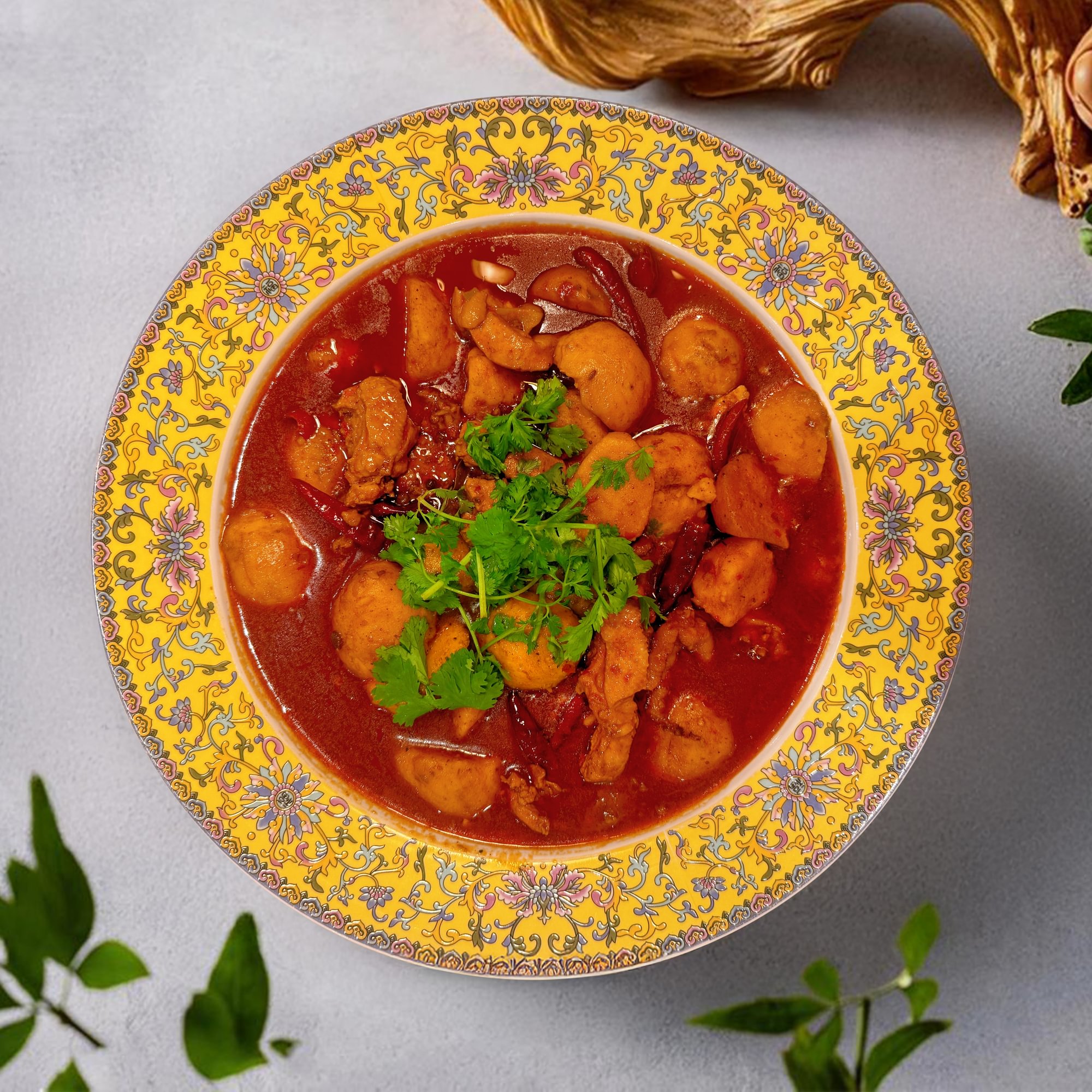 Braised Chicken with Taro / 芋儿烧鸡
