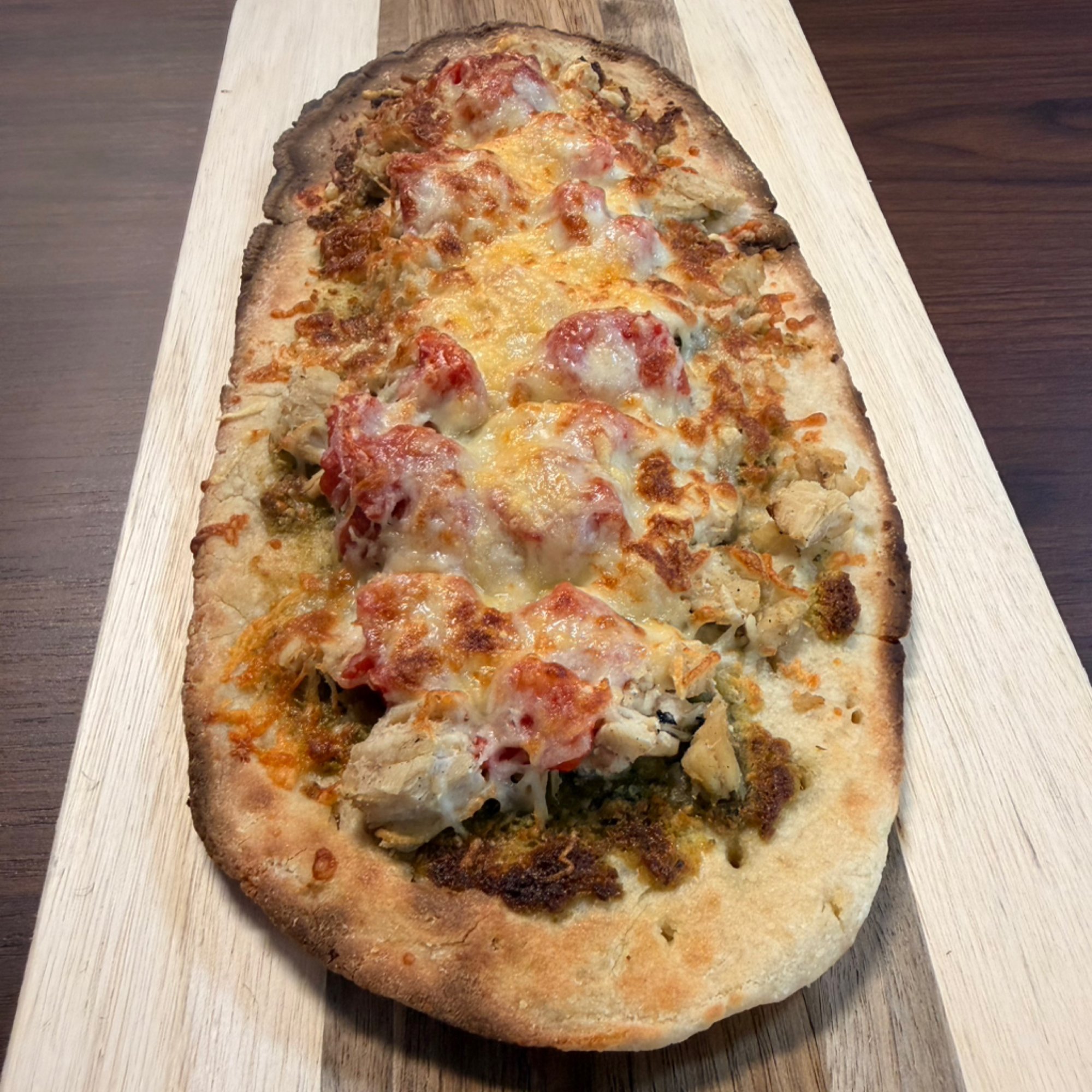 Pesto Chicken Flatbread