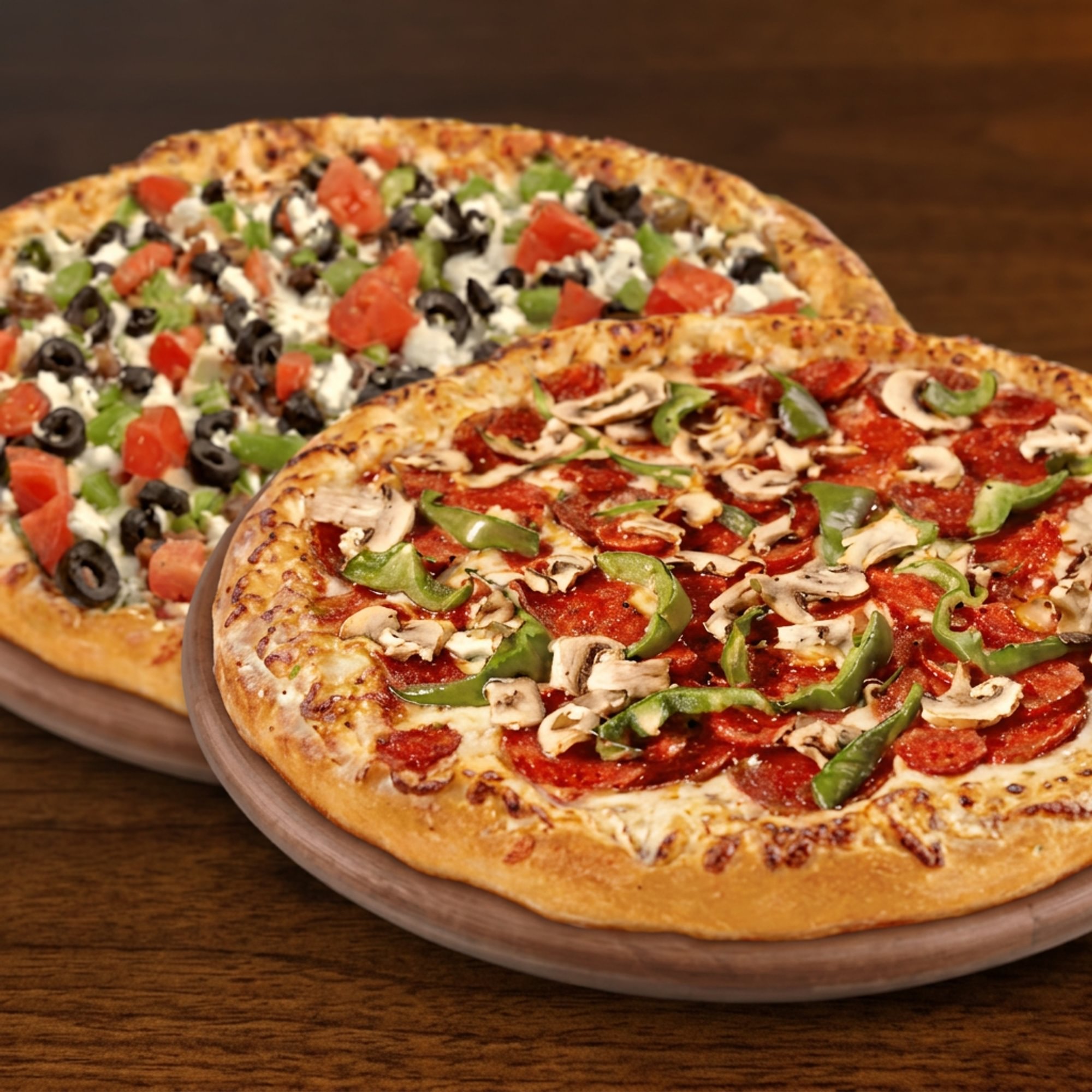 Two Large Pizzas