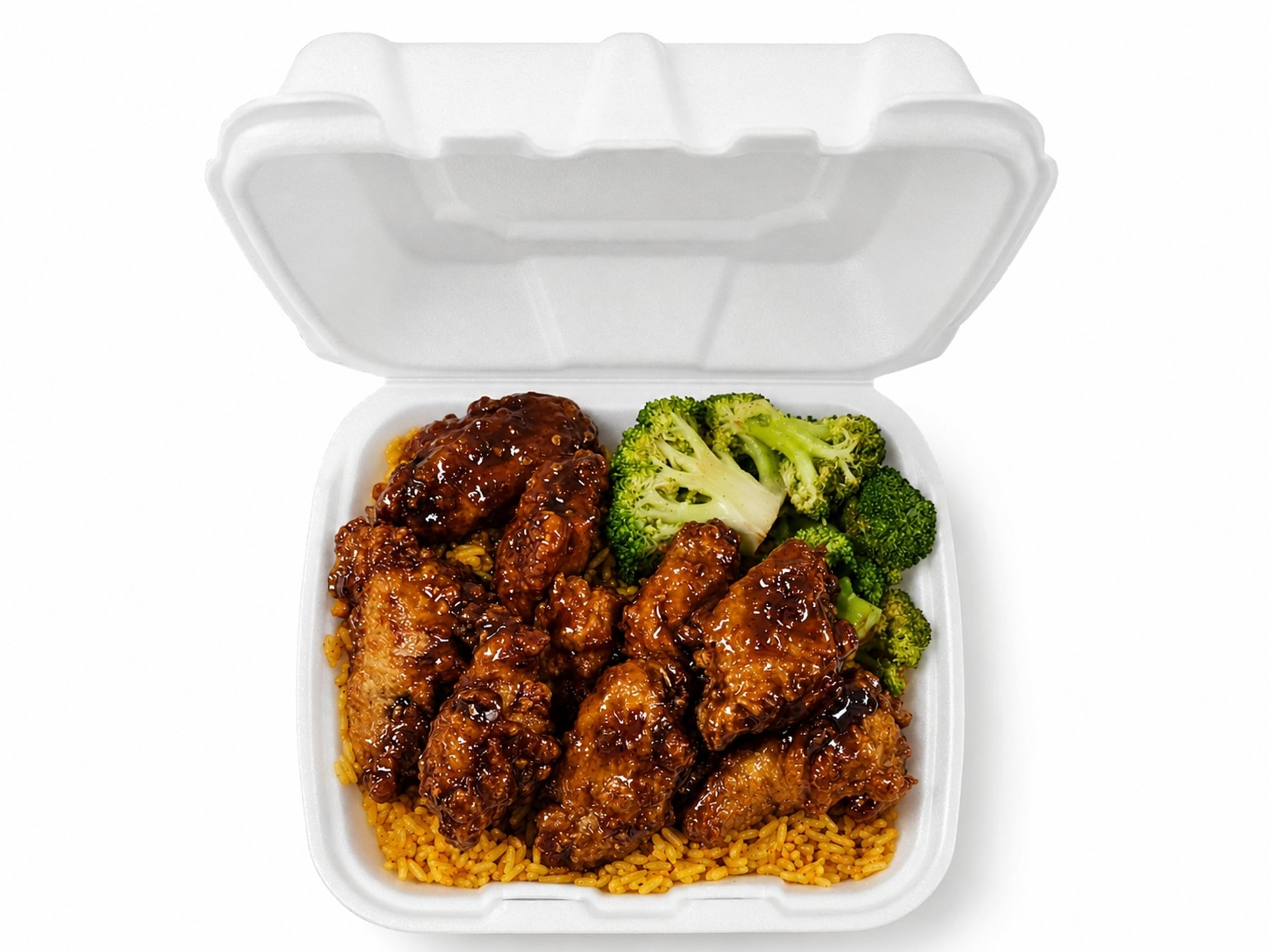 Jerk BBQ Wing Fried Rice Platter