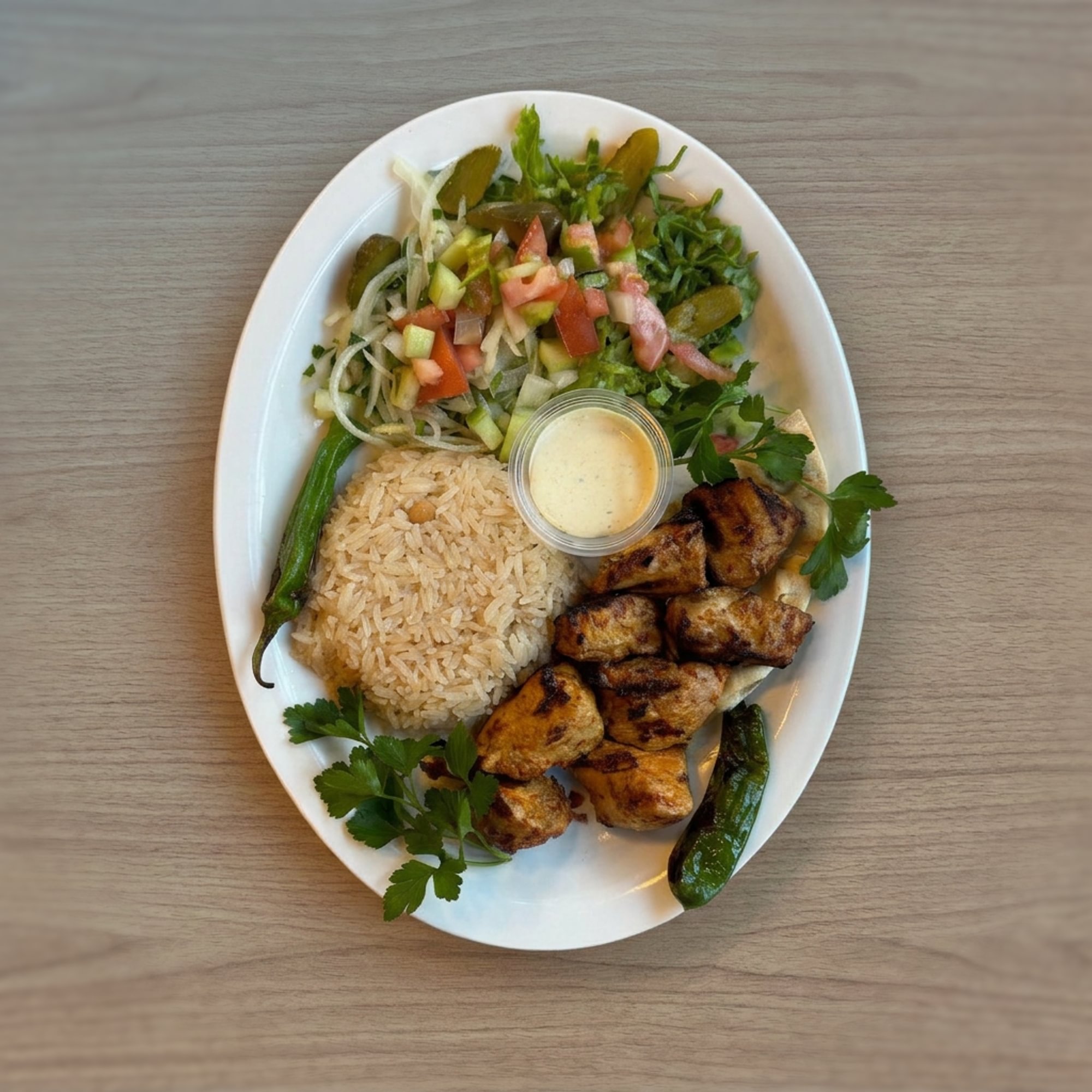 Chicken Kebab Plate