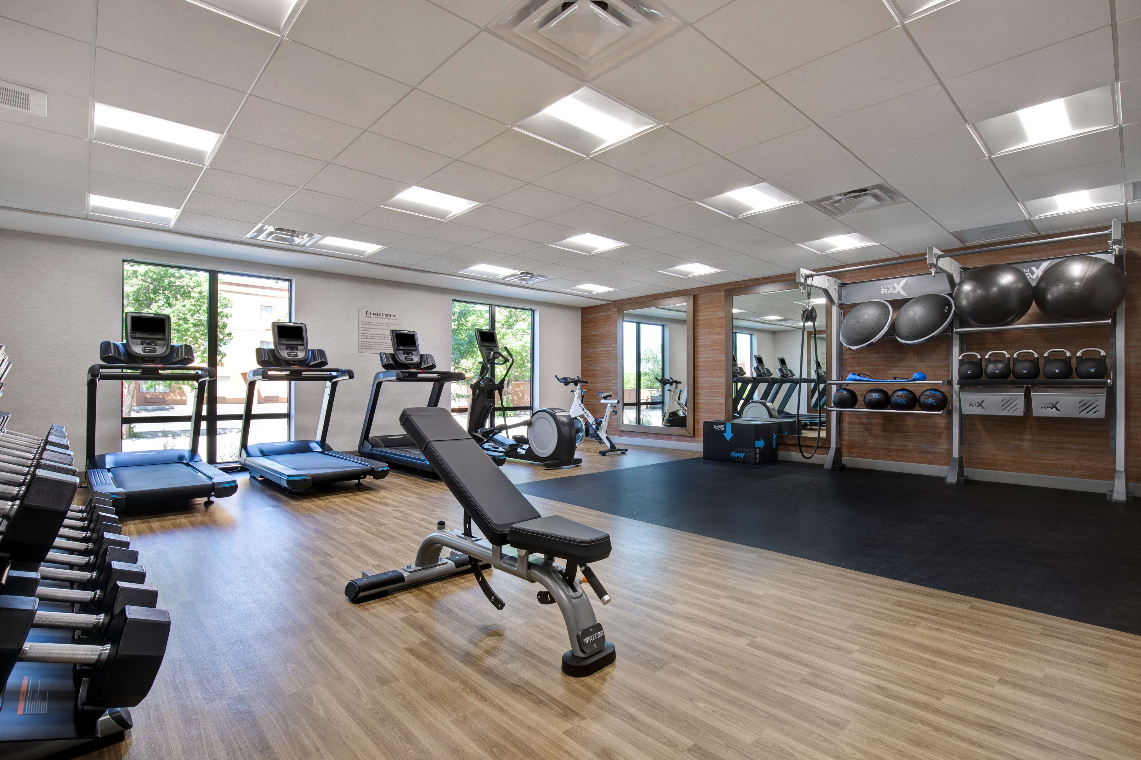 Health club  fitness center  gym