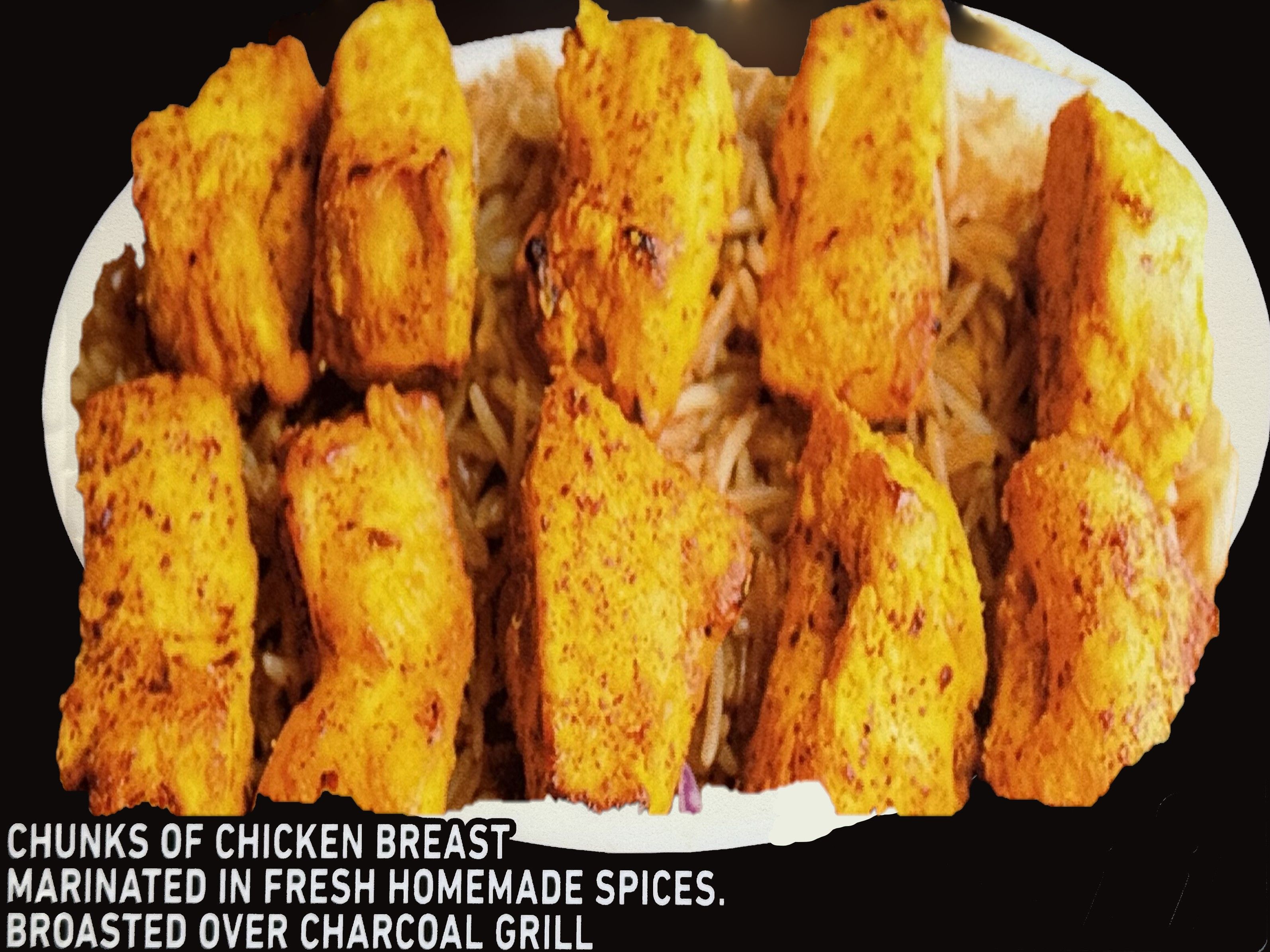 #15 Chicken Tikka (Kabob Only) 1 Order Kabob Is 2 Skewers