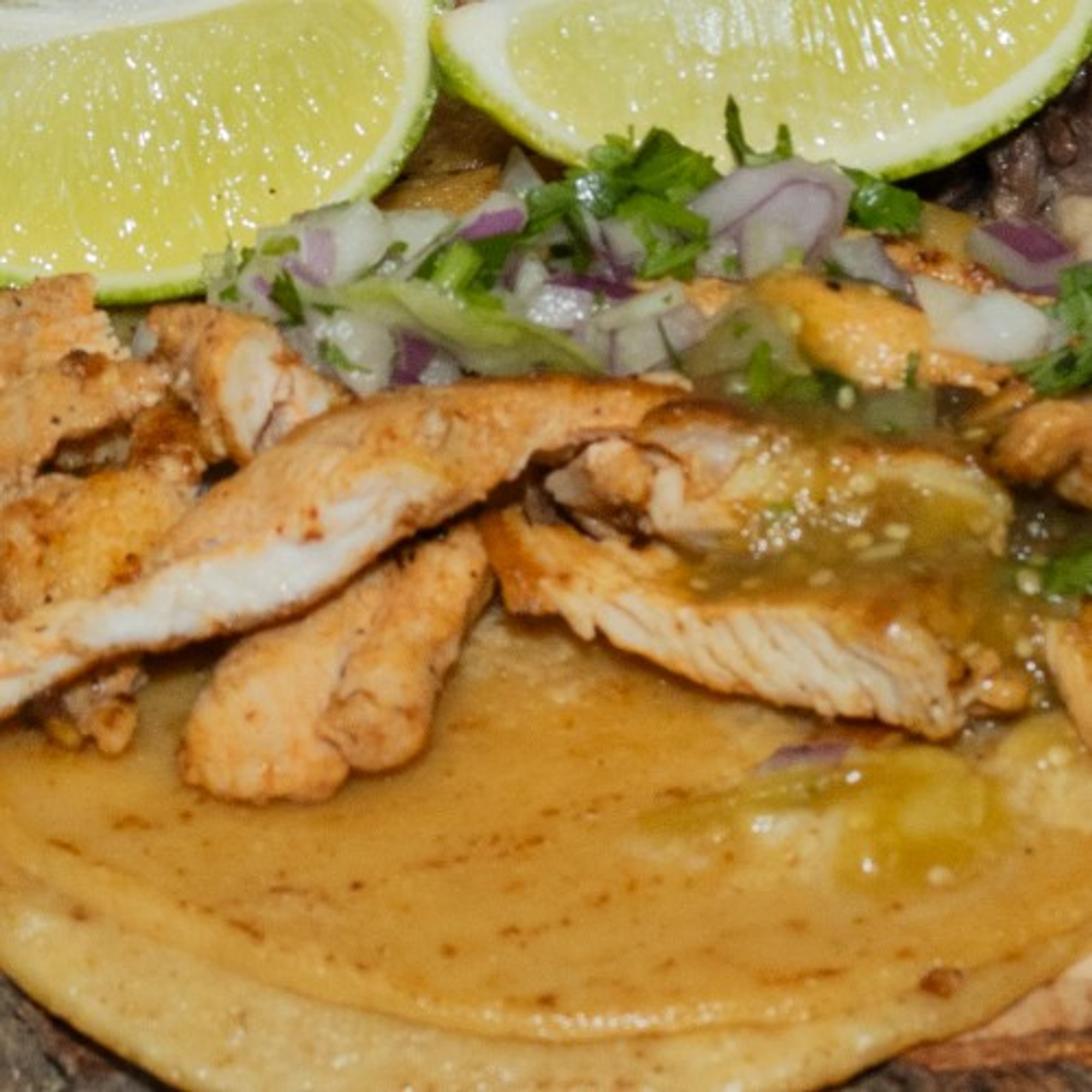Pollo Asado Soft Taco