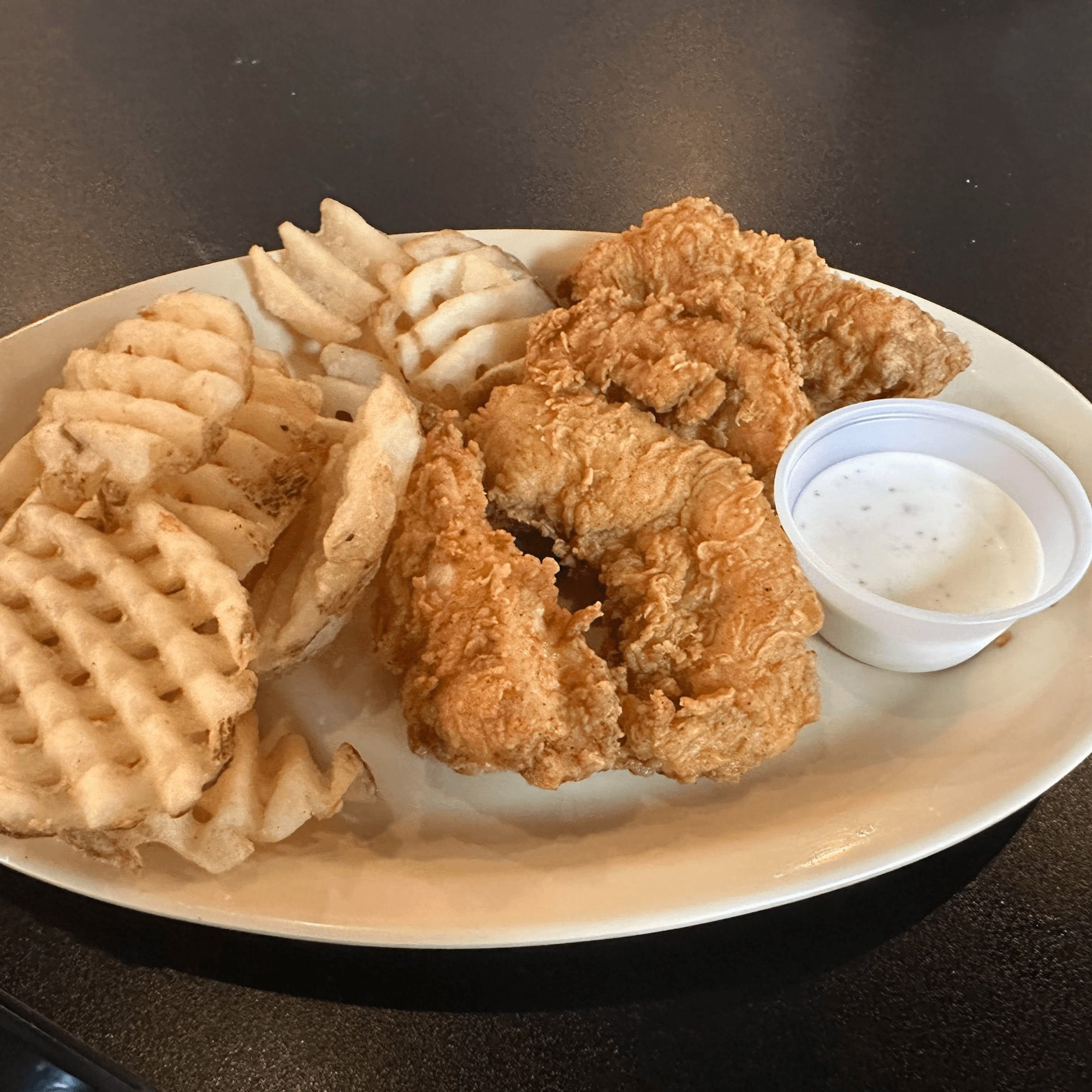 4 Pieces Chicken Strips & Fries