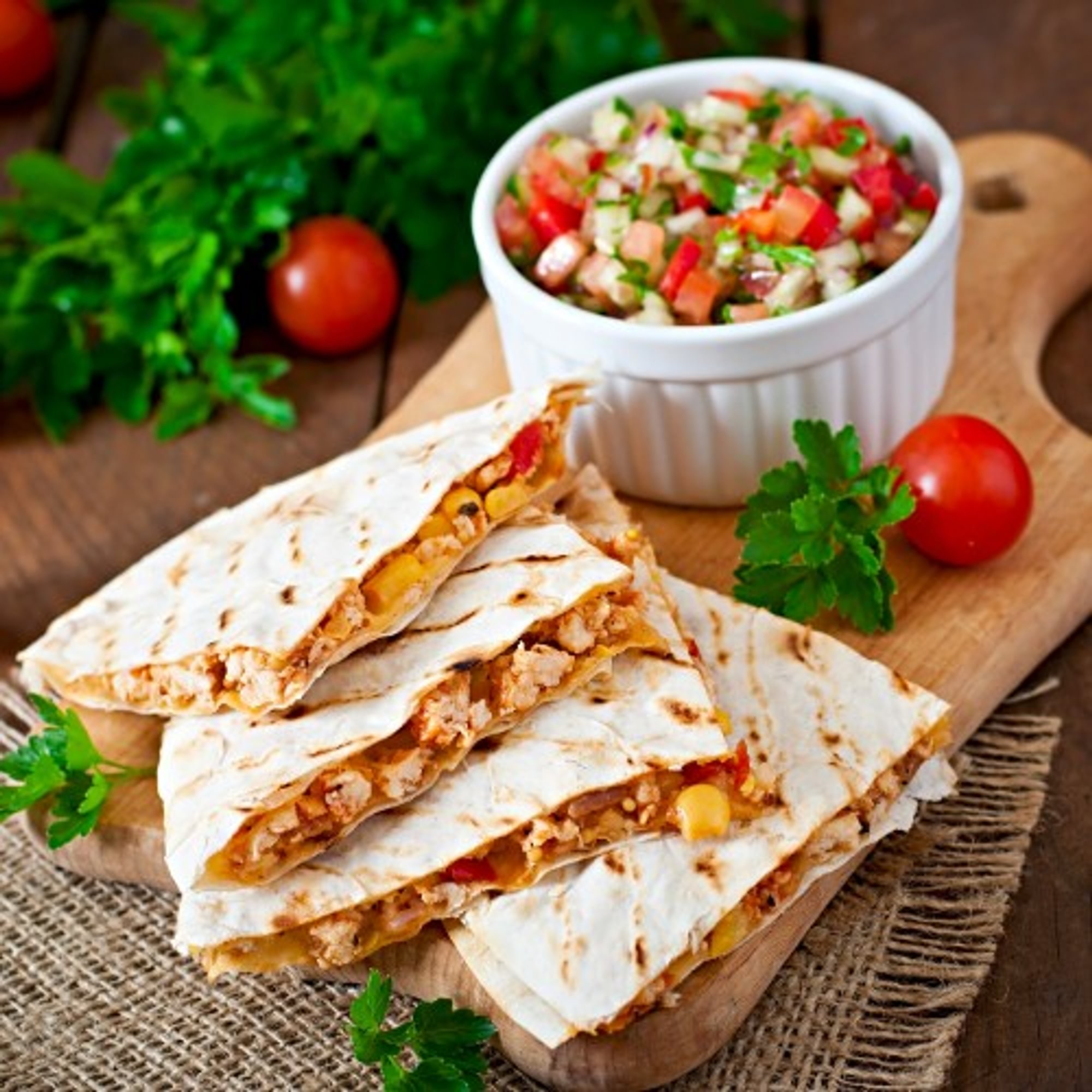 Cancun Chicken Quesadilla