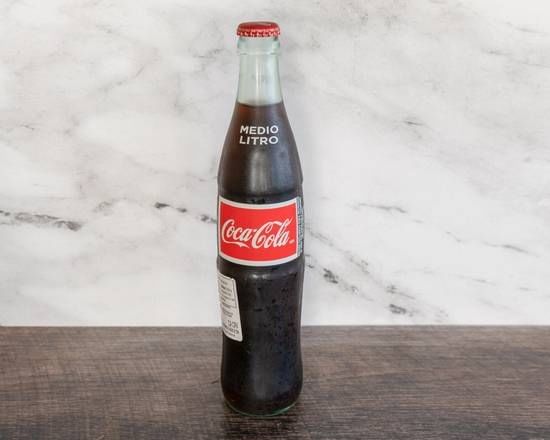 Bottled Mexican Coca - Cola 1/2 Liter