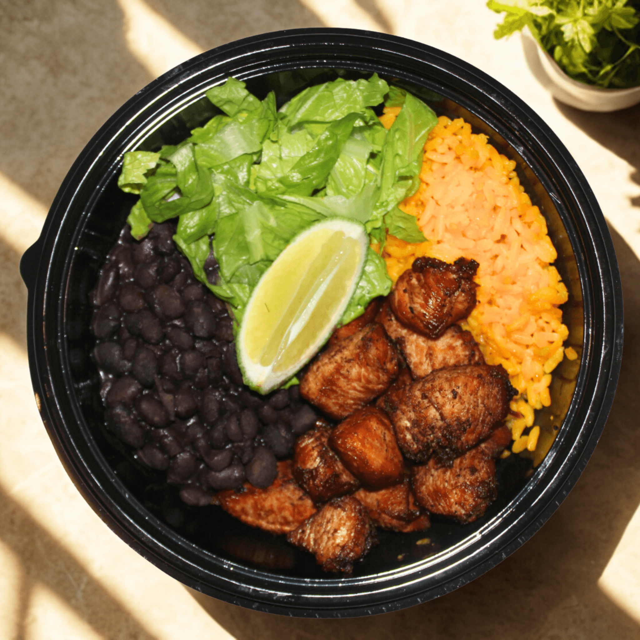 Chicken chunks Bowl