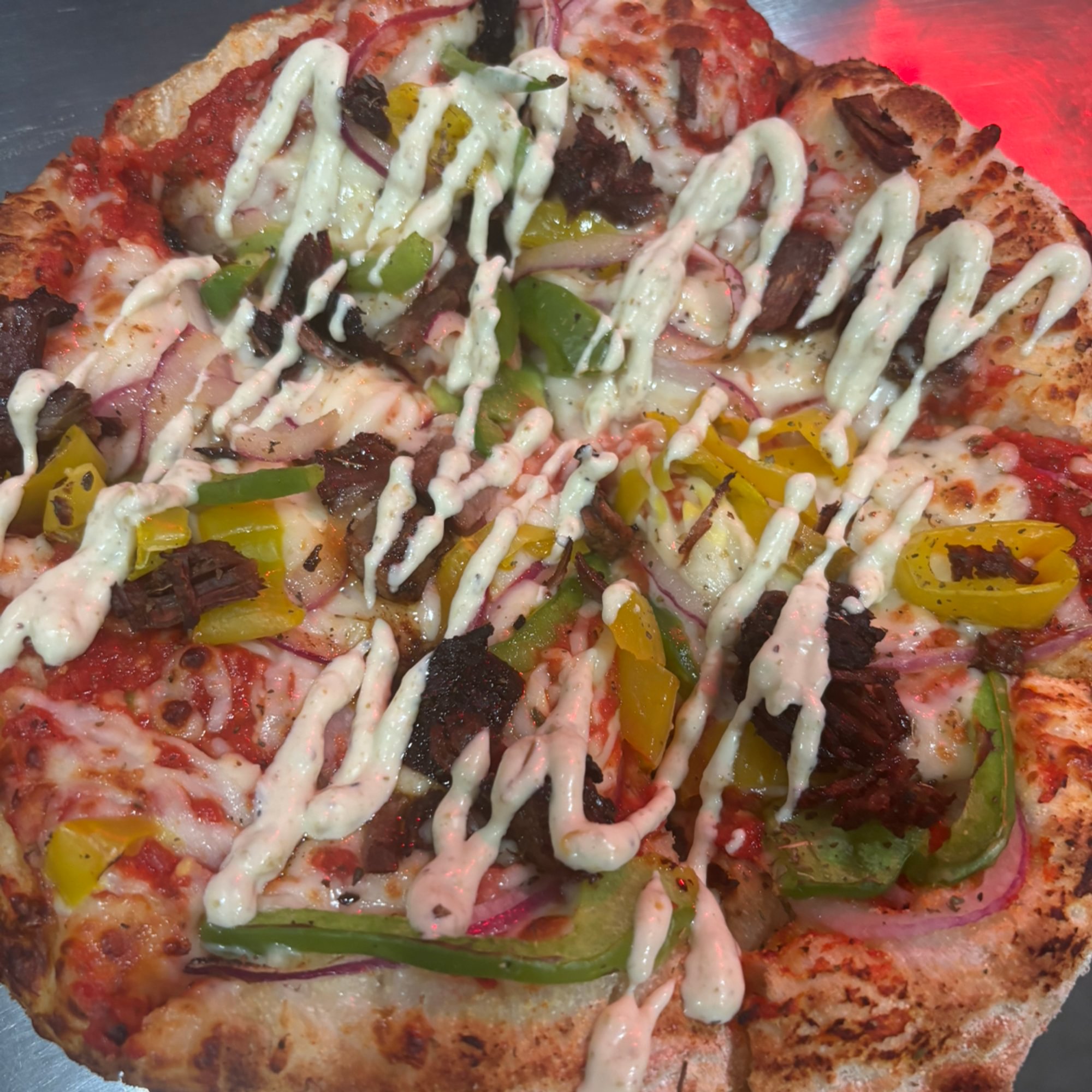 Brisket Grinder Pizza