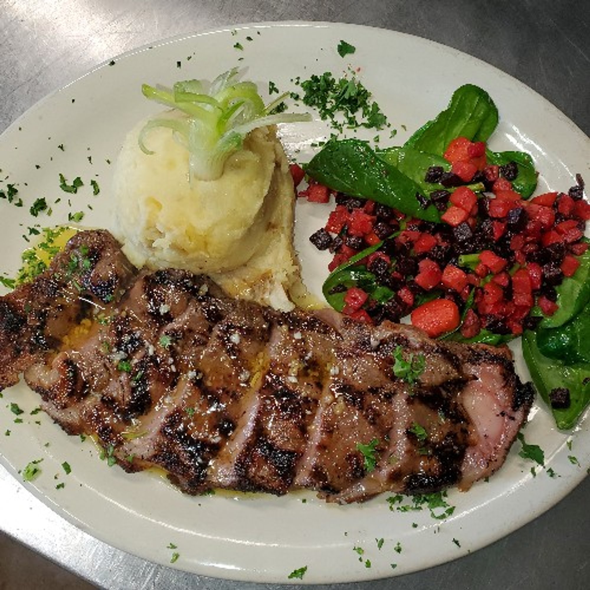 14oz New York Strip, N.W. Raised
