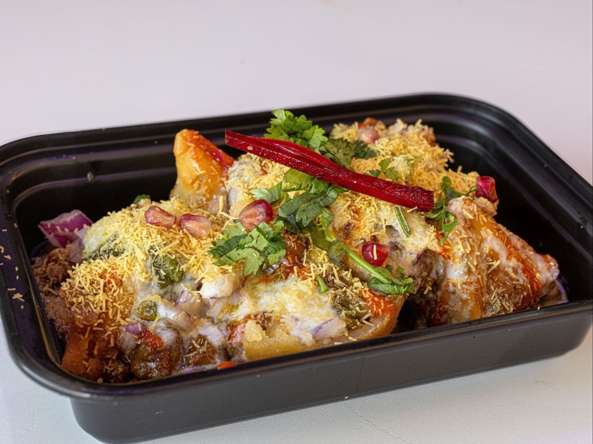 Samosa Chole Chaat (S)