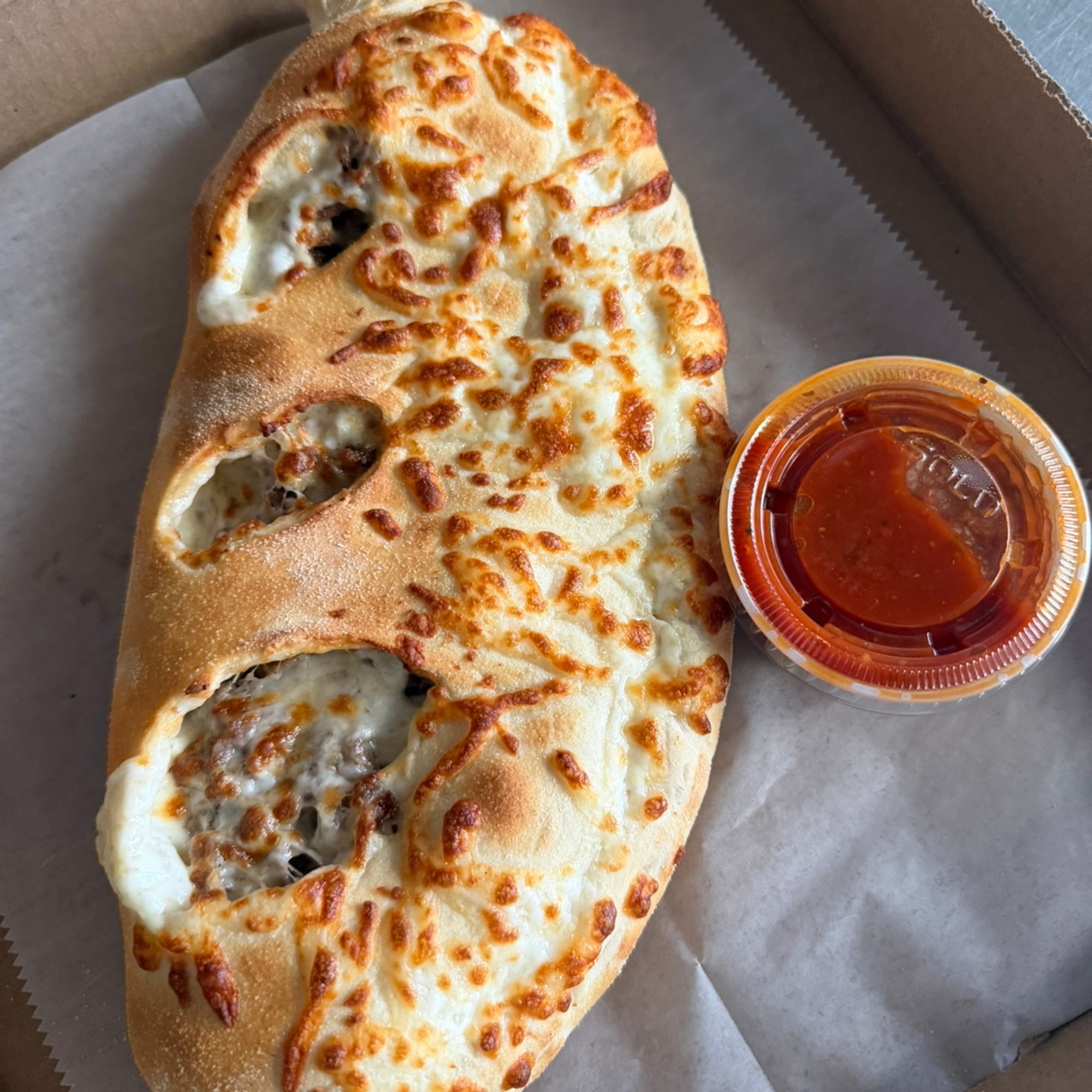 Steak & Cheese Calzone