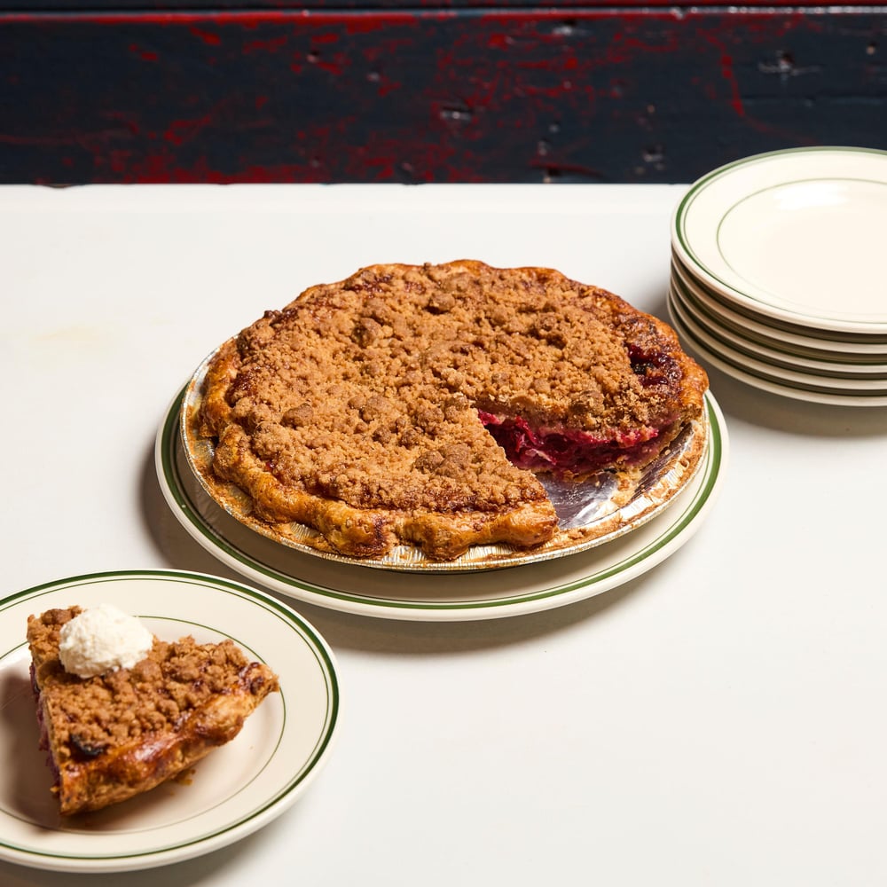 Sour Cherry & Pear Pie-Whole