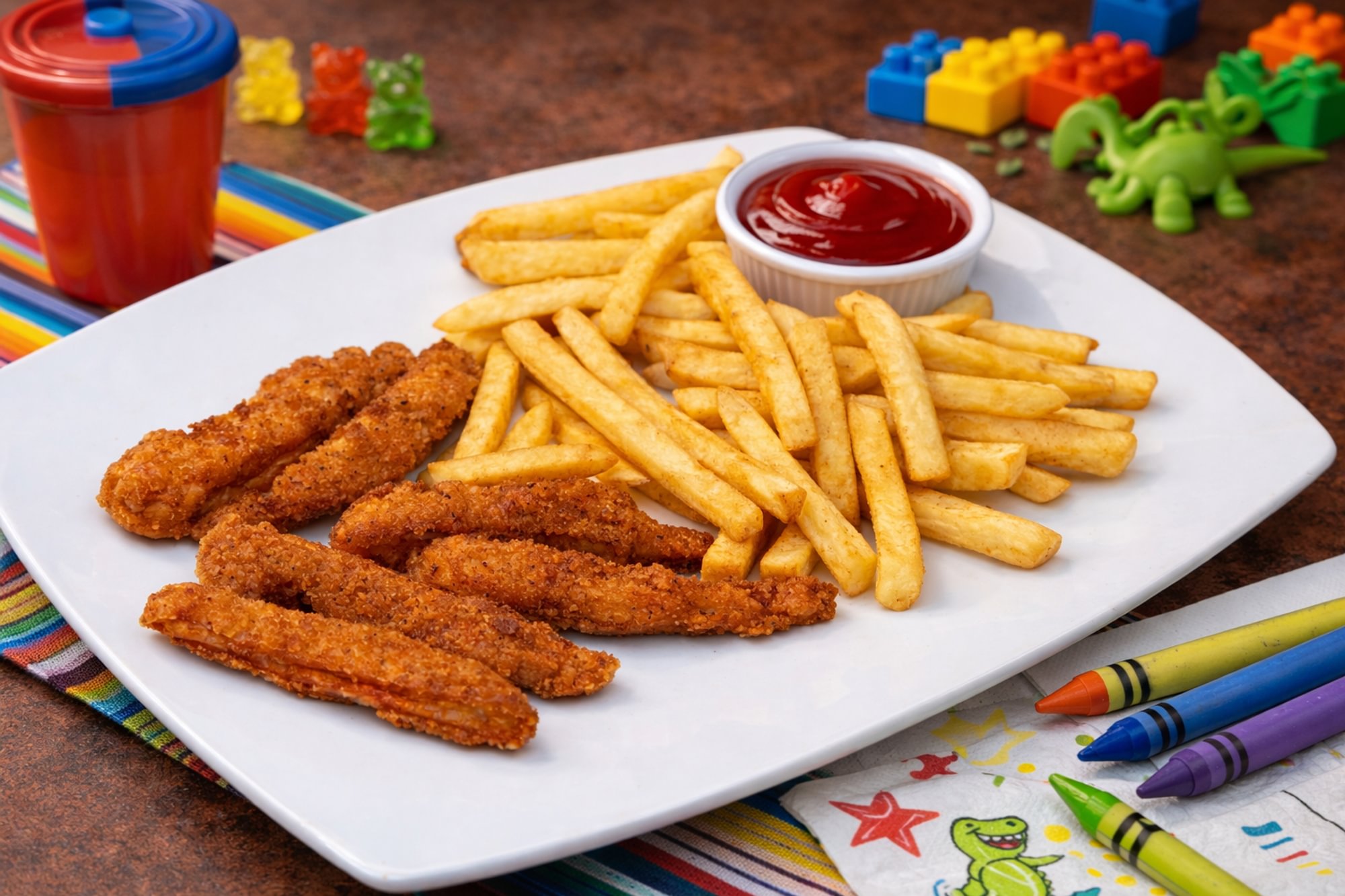 Pollito Con Papas