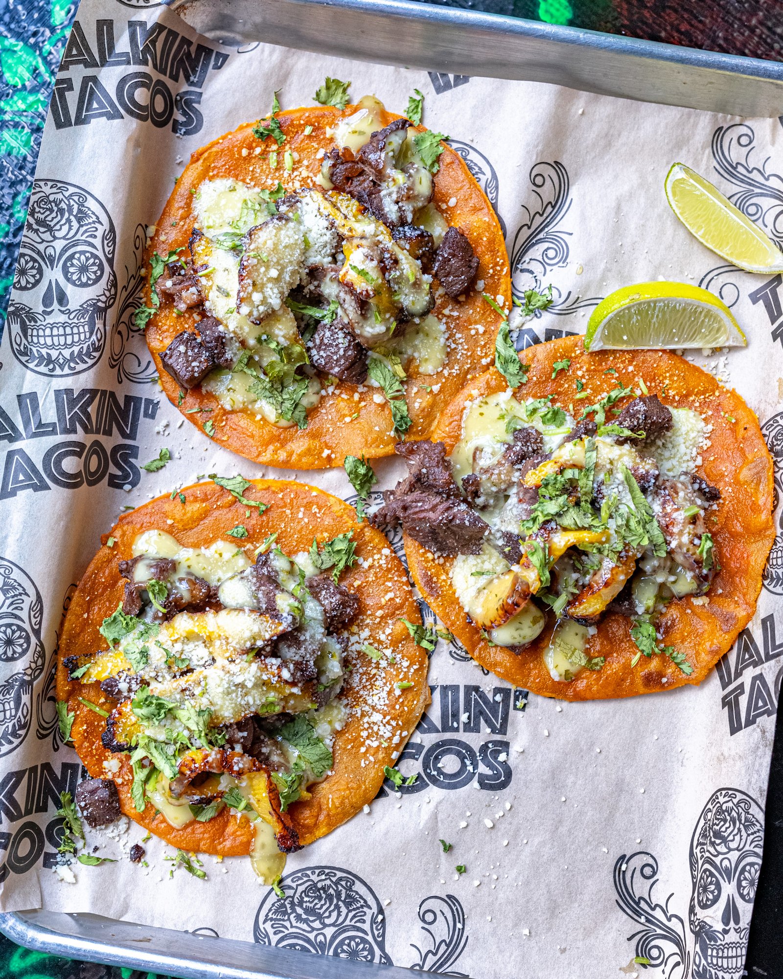 Caribbean Carne Tacos