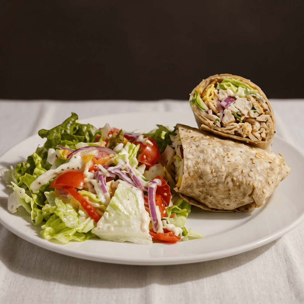 Grilled Chicken Greek Wrap