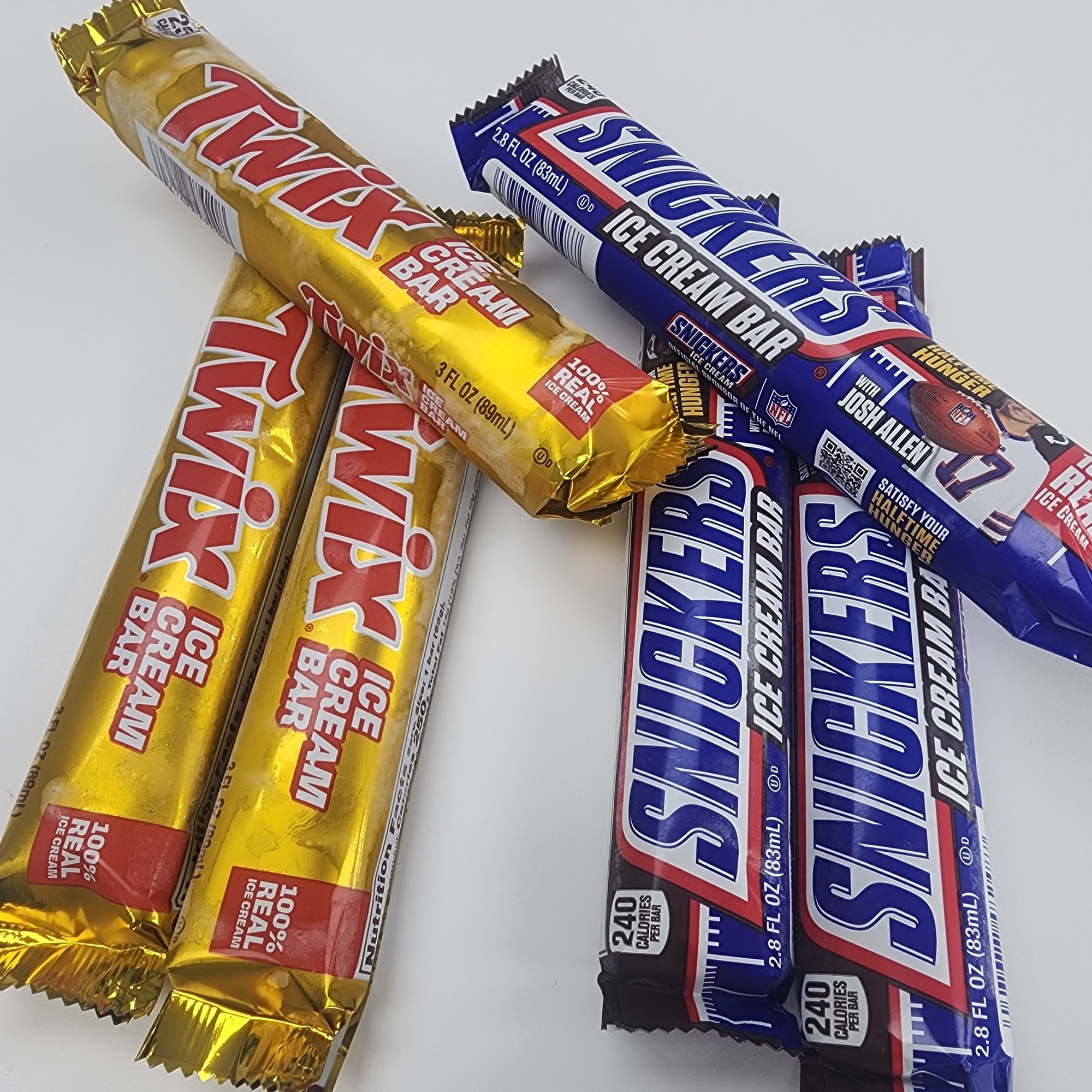 ICE CREAM TWIX &Snickers 