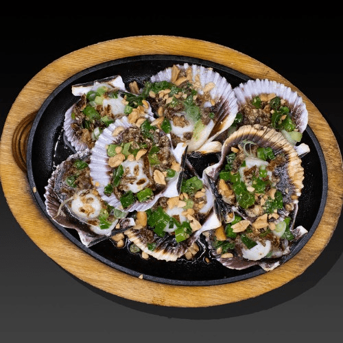 Grilled Scallop with Butter & Scallion