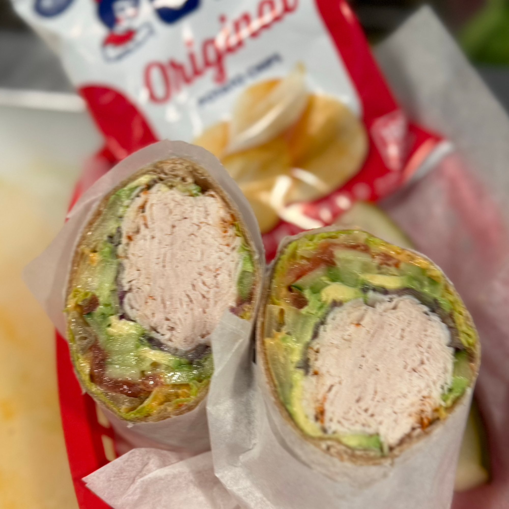 Turkey Hummus Wrap