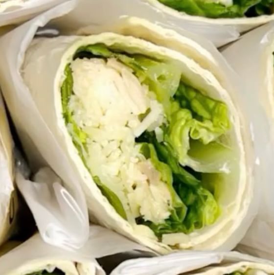 Half Grilled Chicken Caesar Gluten Free Wrap