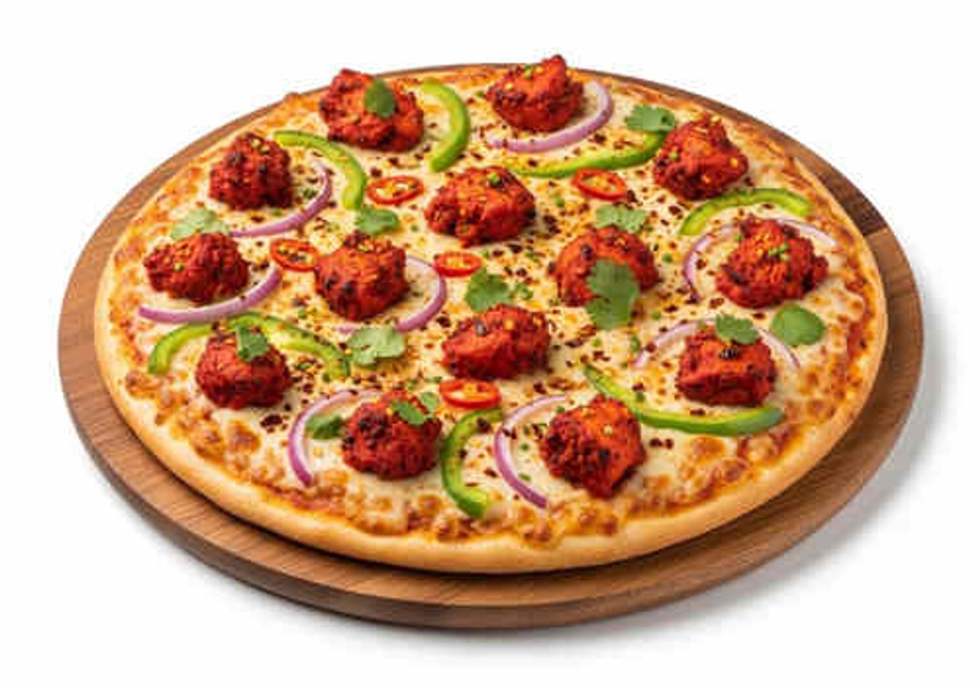Achari Chicken Pizza