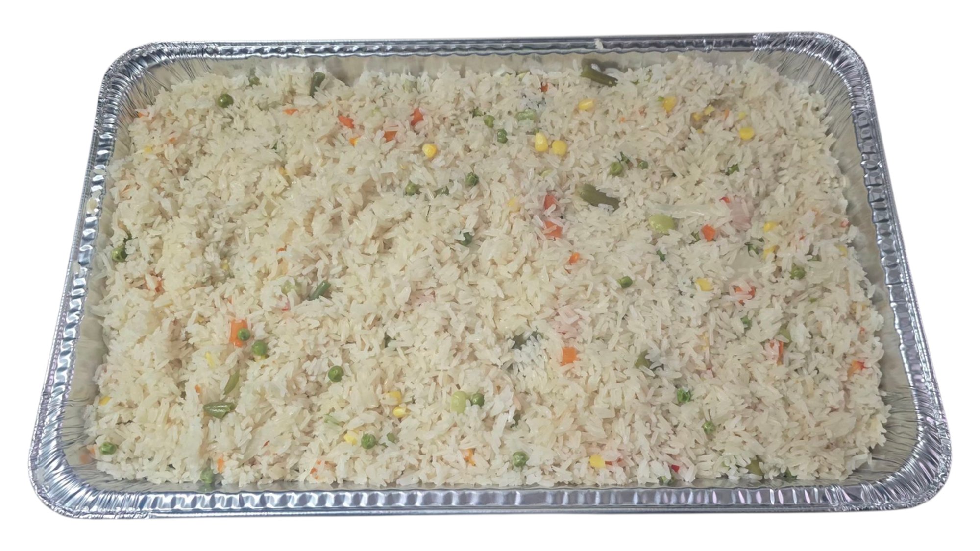 White Rice Tray