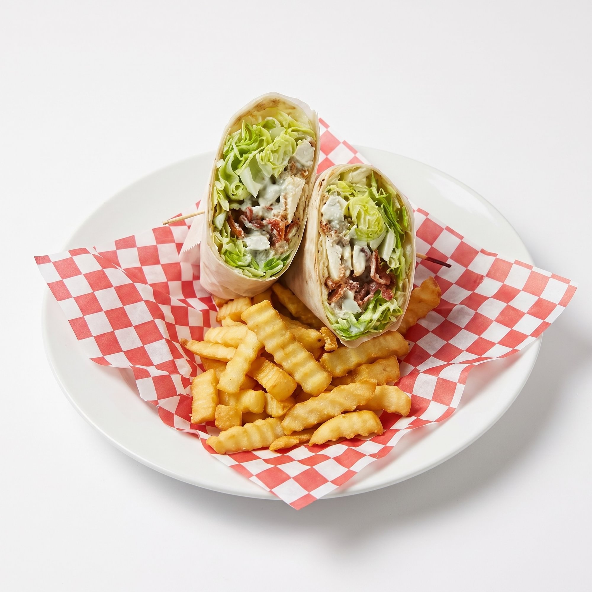California Chicken Cheese Steak Wrap