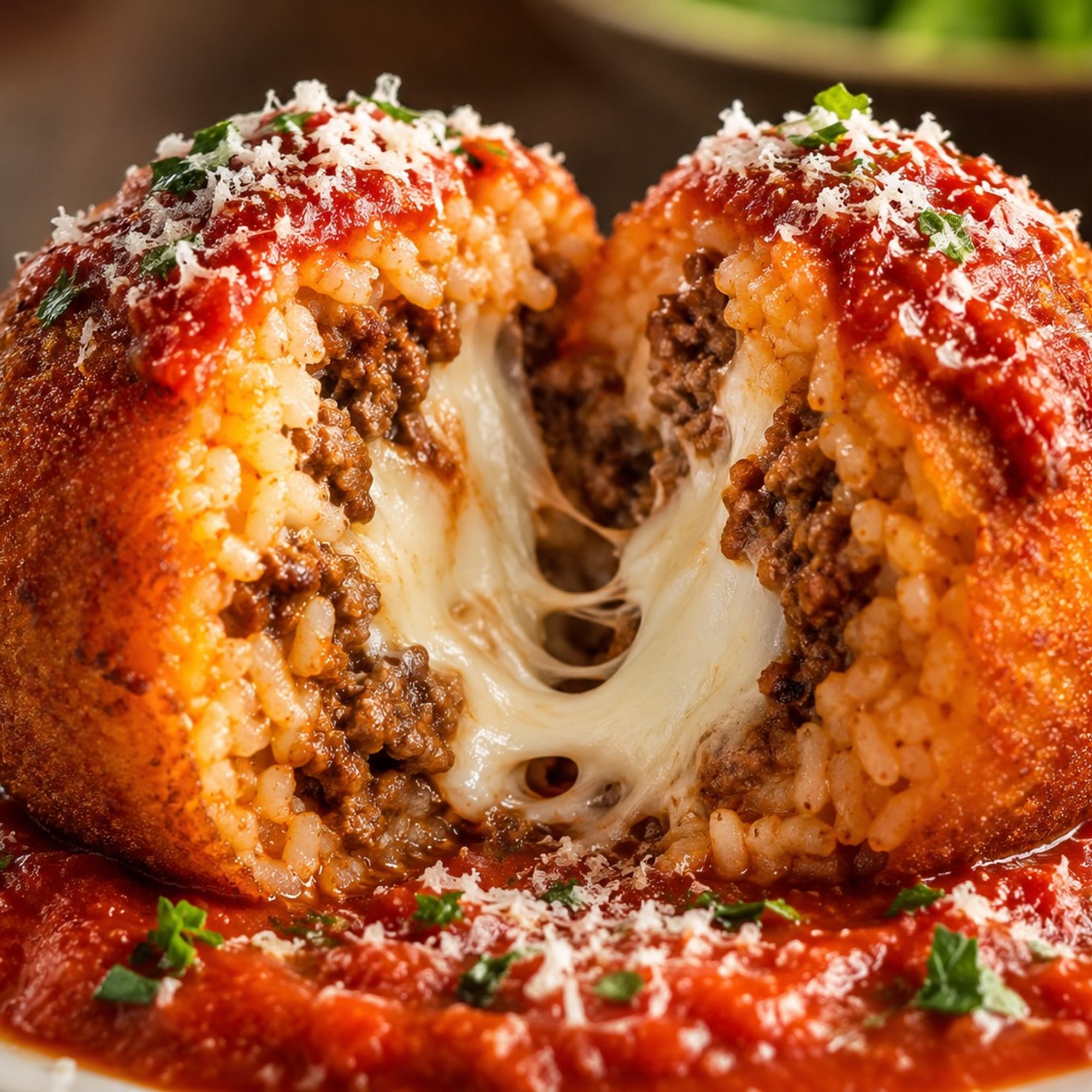 Rice Ball Parmigiana