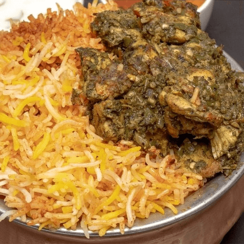 Chicken Gongura Dum Biryani (Boneless)