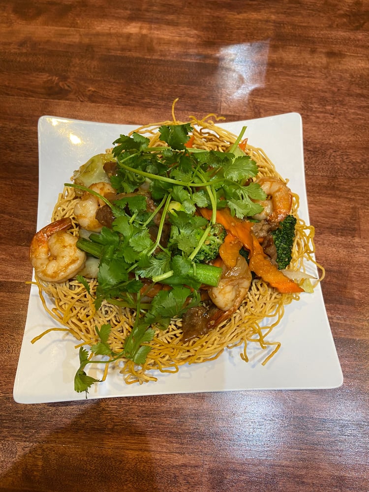 N14- Pan-Fried Egg Noodle / Mì Xào Gión
