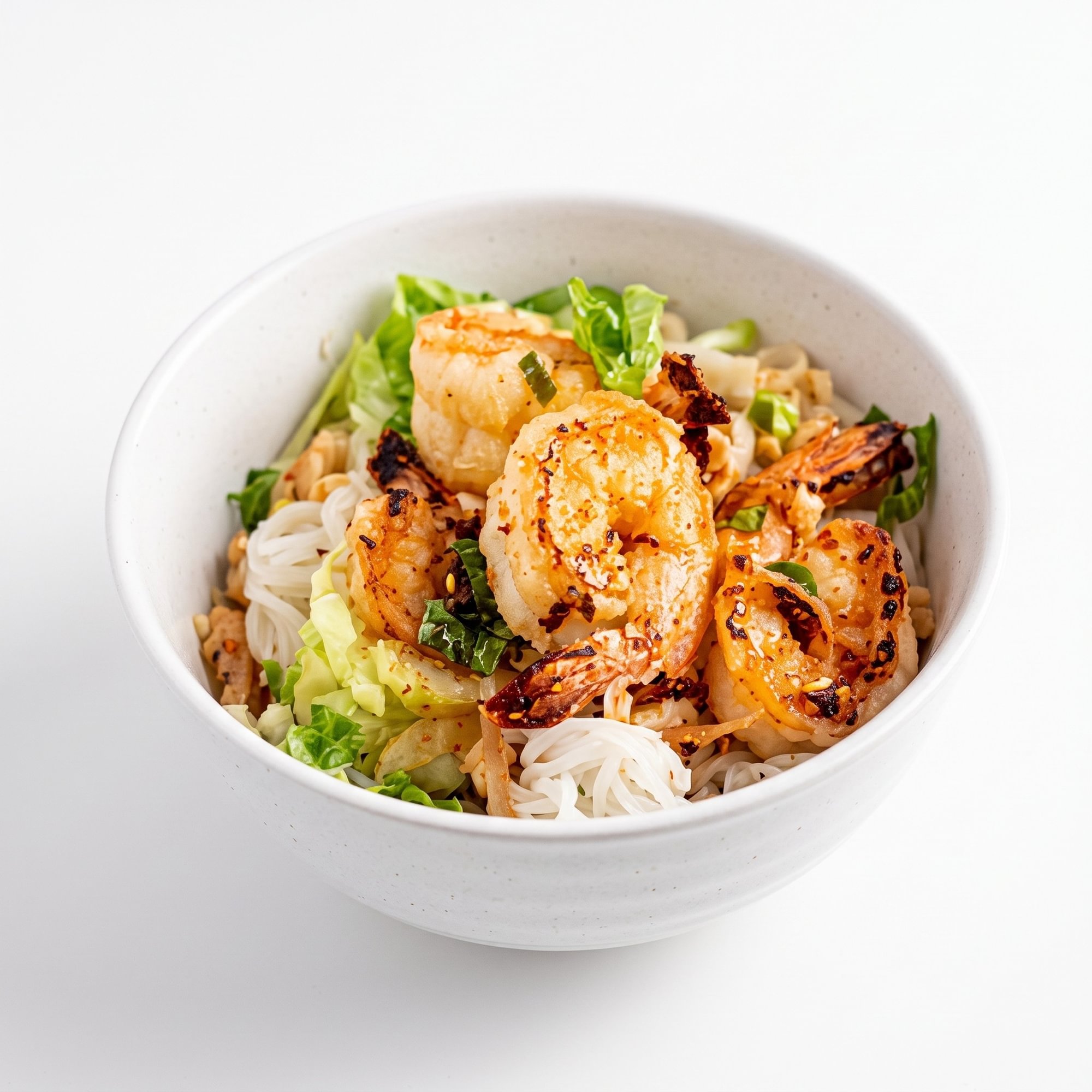 Rice Vermicelli with Charbroiled Shrimp