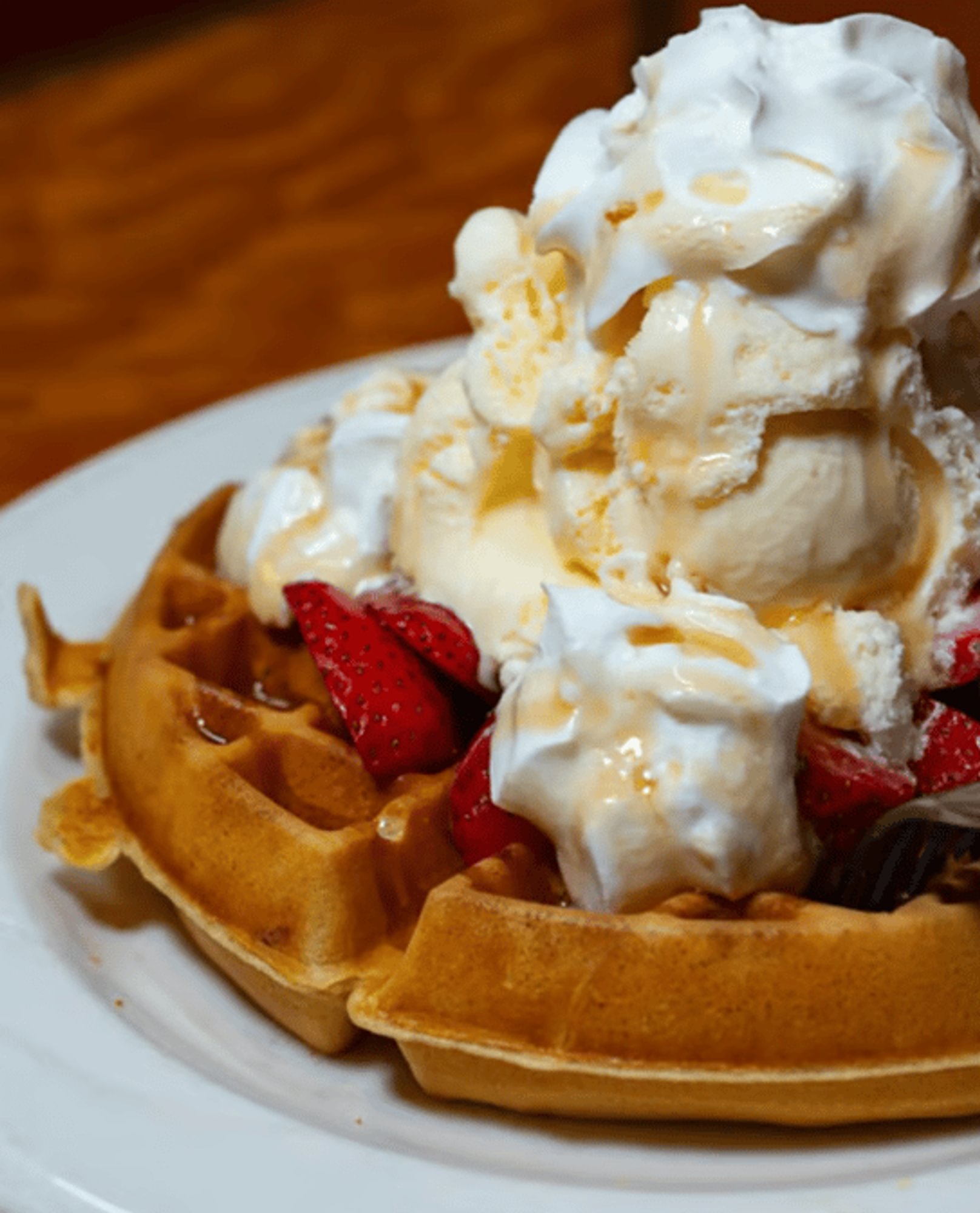 Belgian Waffle Sundae