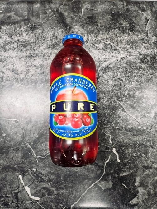 Mr. Pure Apple Cranberry, 32 Oz