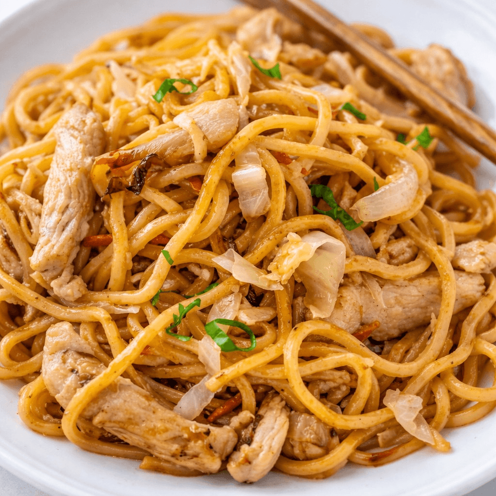 Lo Mein Noodle Stir Fried