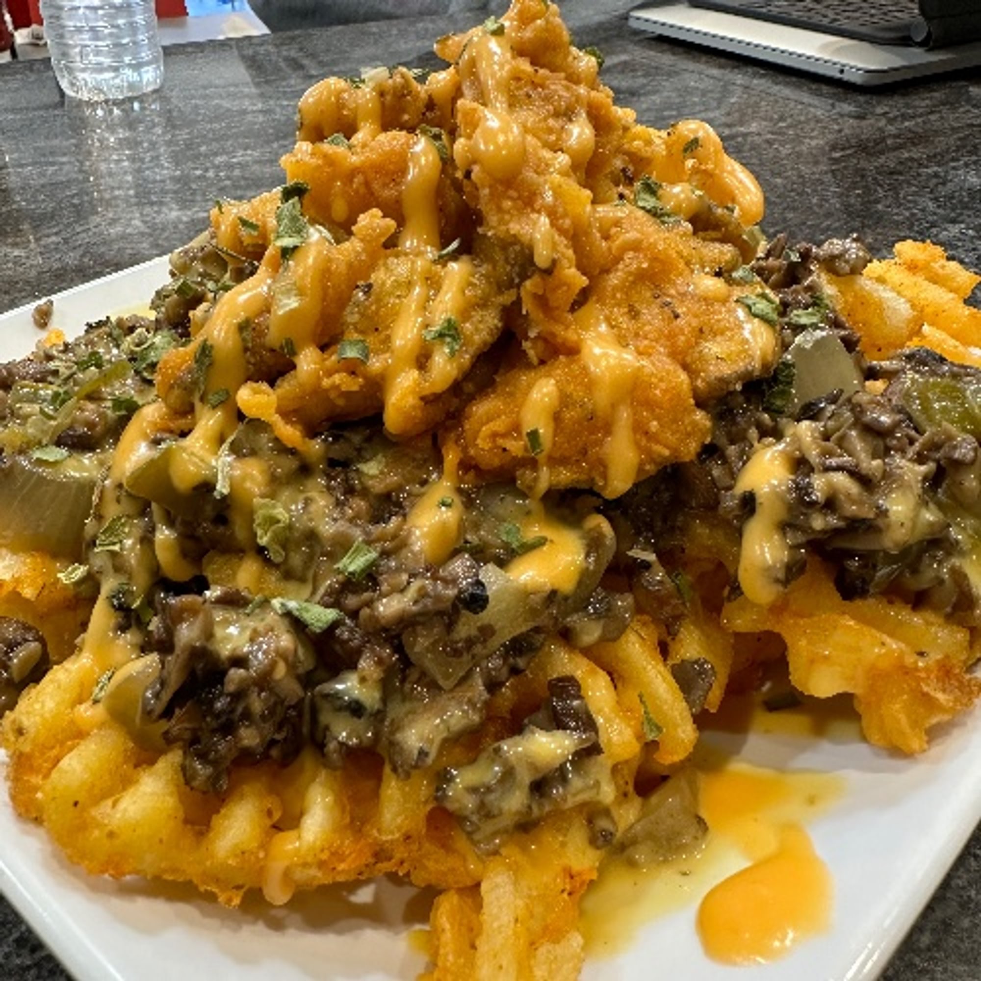 Mushroom Cheeze Steak Disco Fries