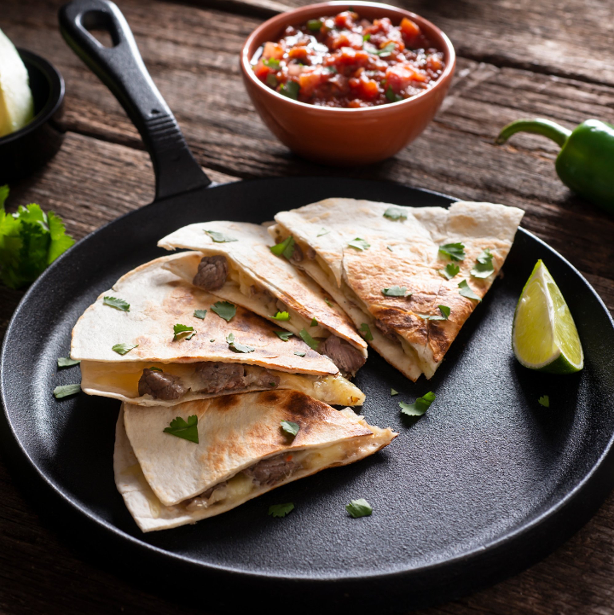 Quesadillas Half Tray (serves 8-10)