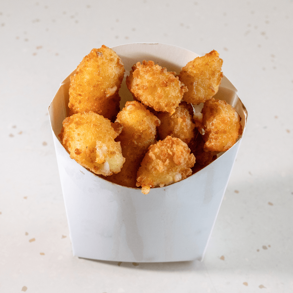 Beer Battered White Cheddar Cheese Curds