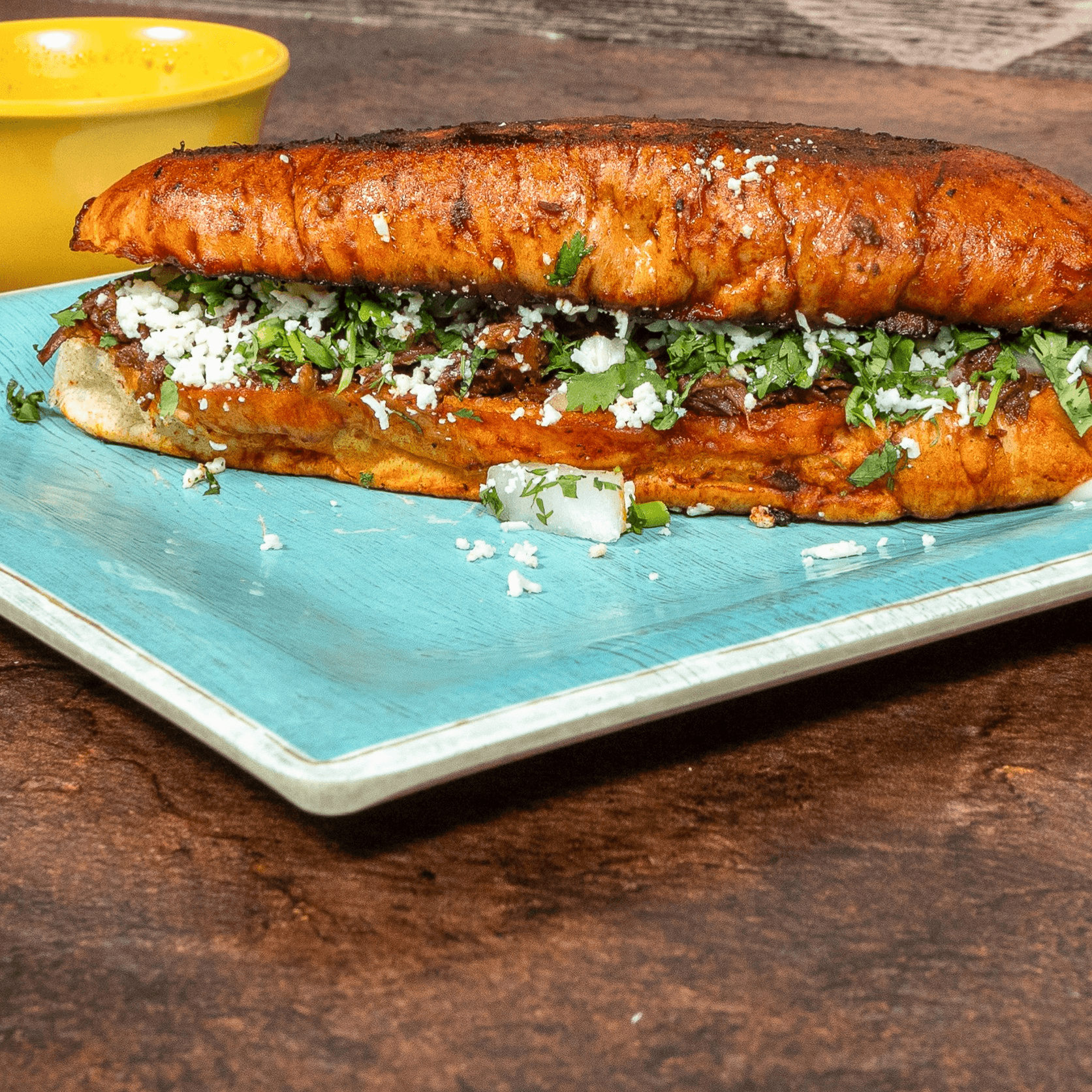 Birria Torta w/ Consome