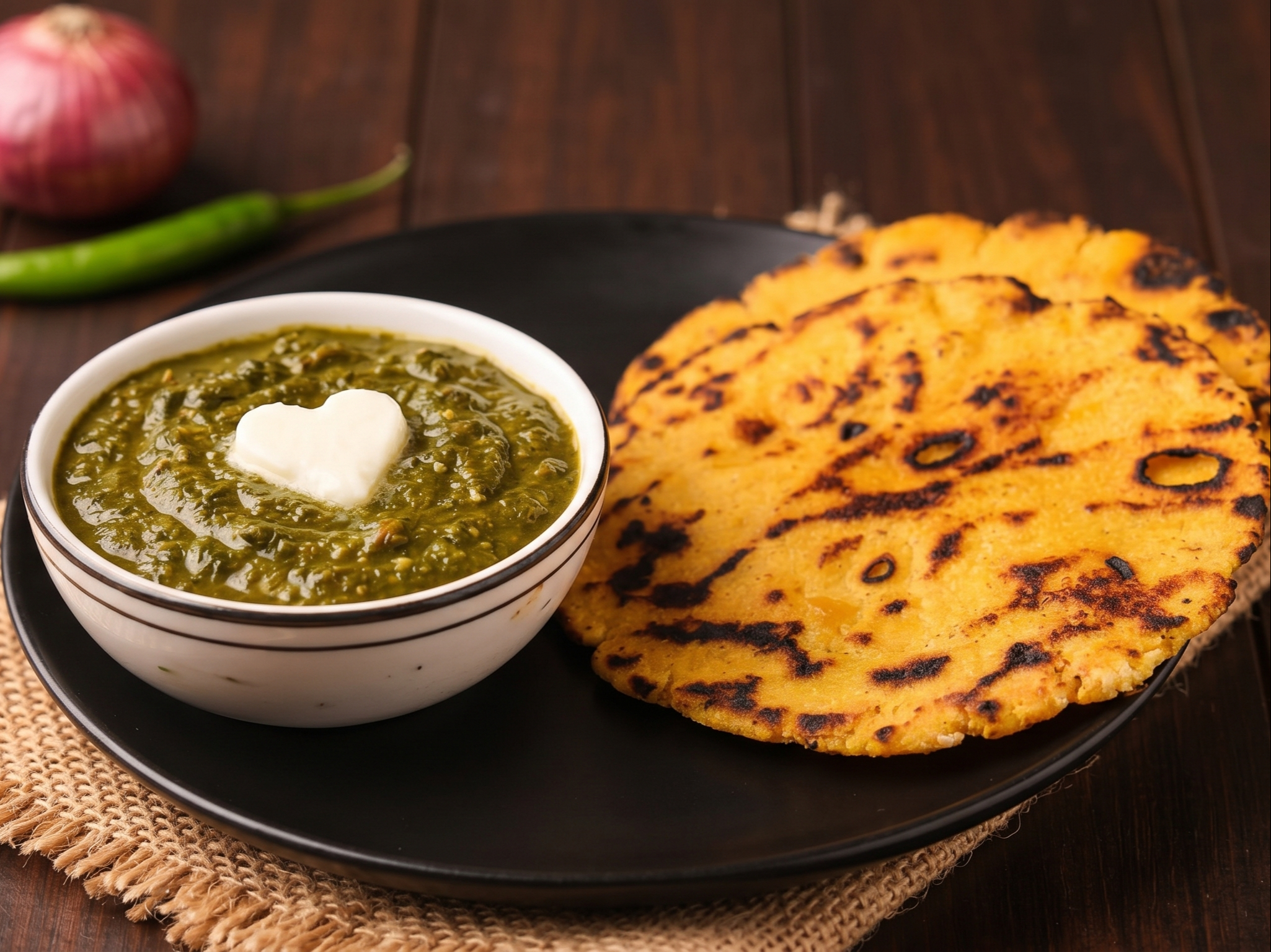 Makki Di Roti & Saag