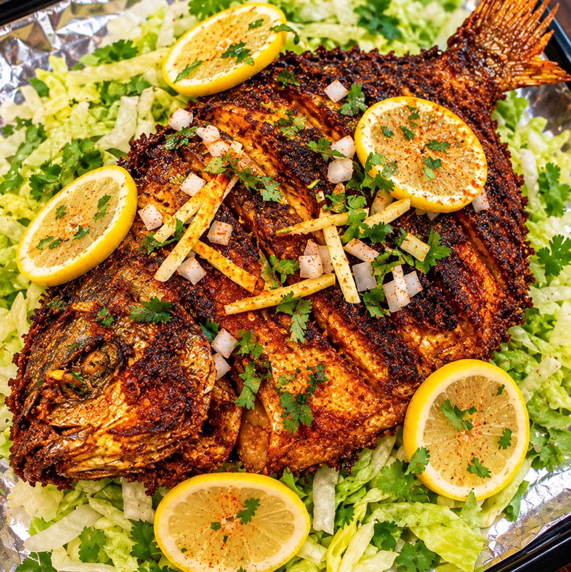 Golden Pompano Fry ( Whole Fish )