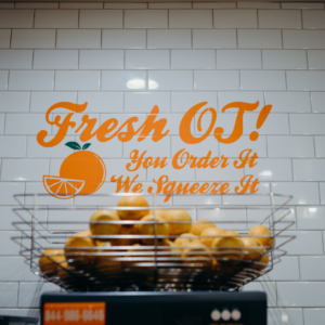 FRESHLY SQUEEZED ORANGE JUICE