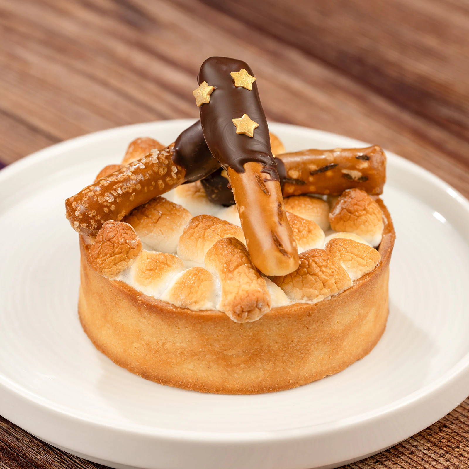 S'mores Chocolate-Marshmallow Tart
