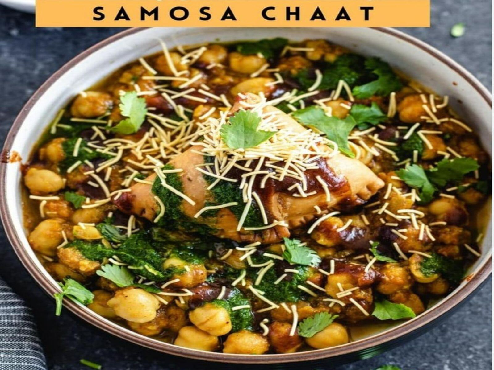 Mumbai Samosa Chaat