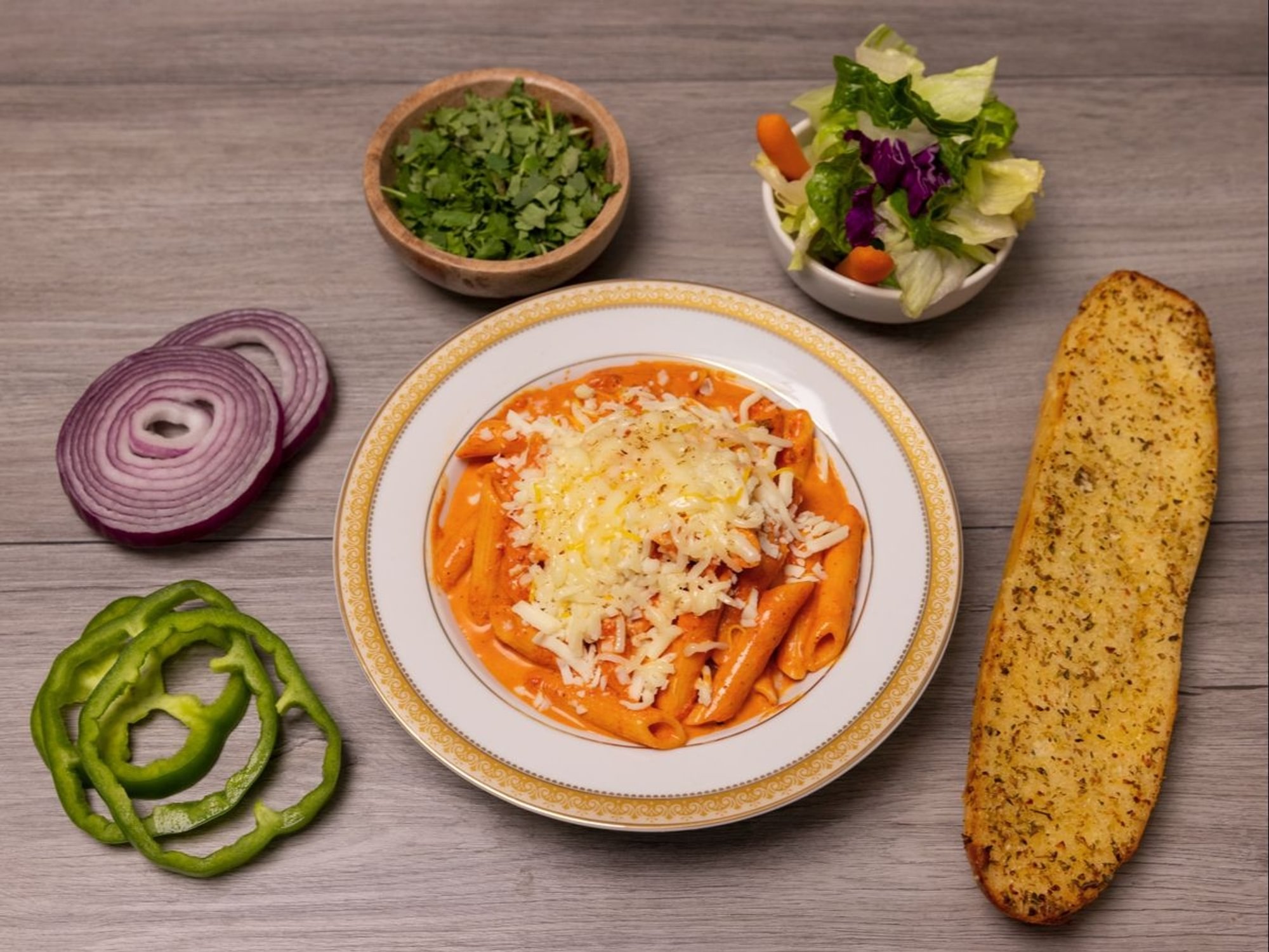 Veggie Butter Curry Penne