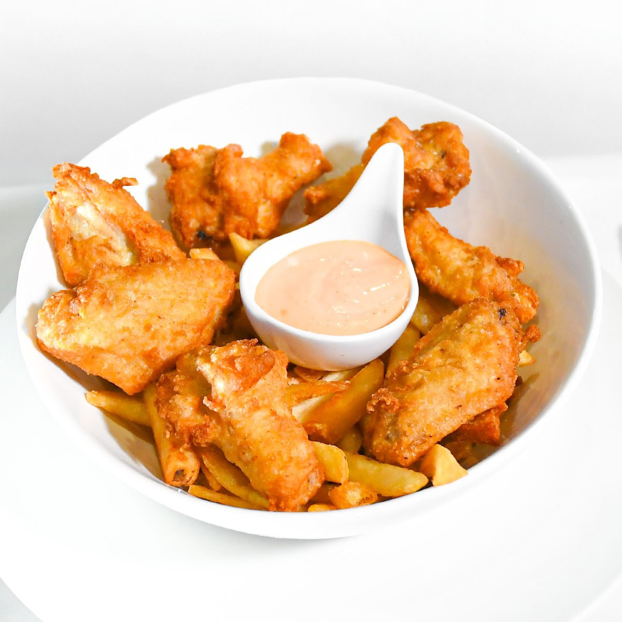 Chicken Wings W/ French Fries