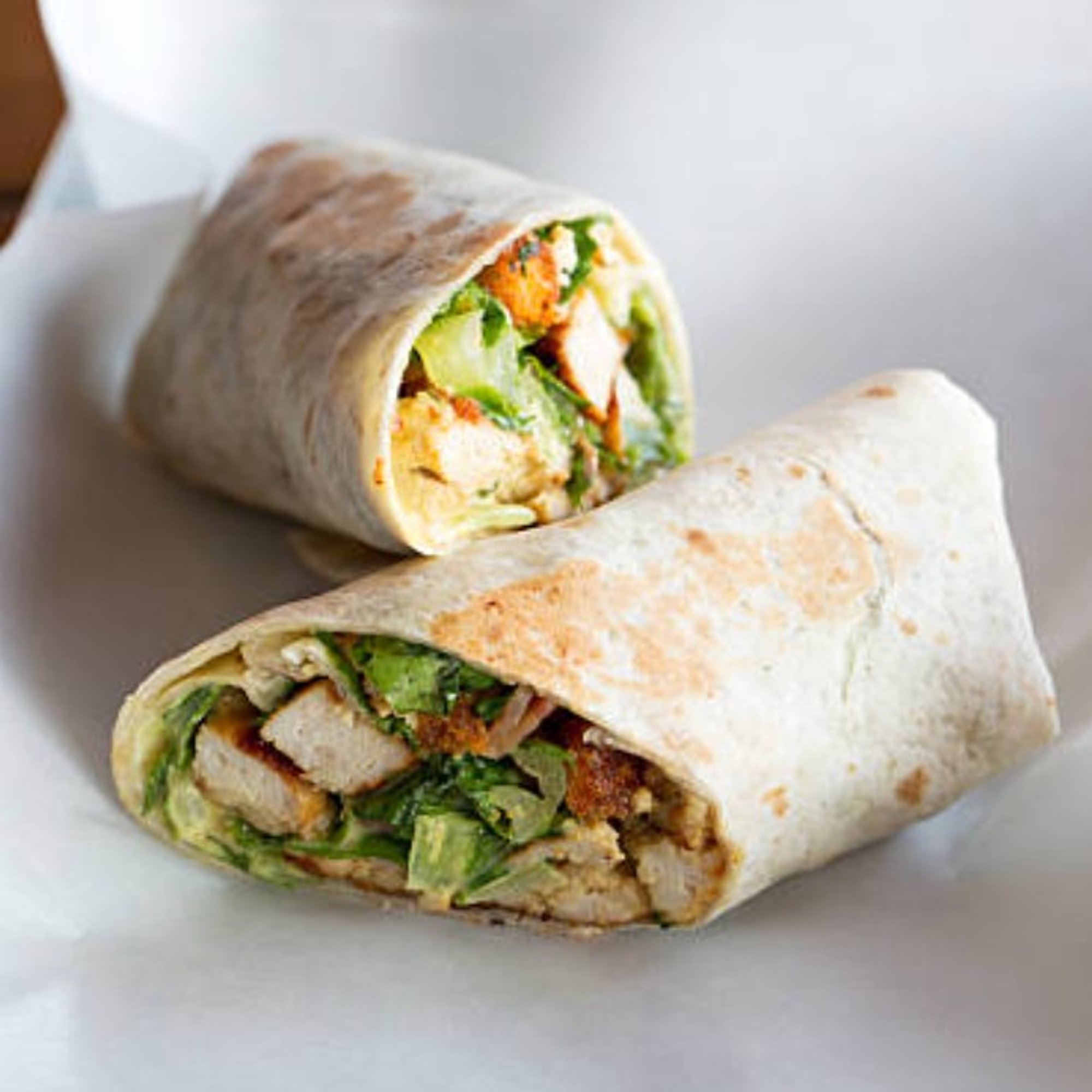 Chicken Caesar Salad Wrap