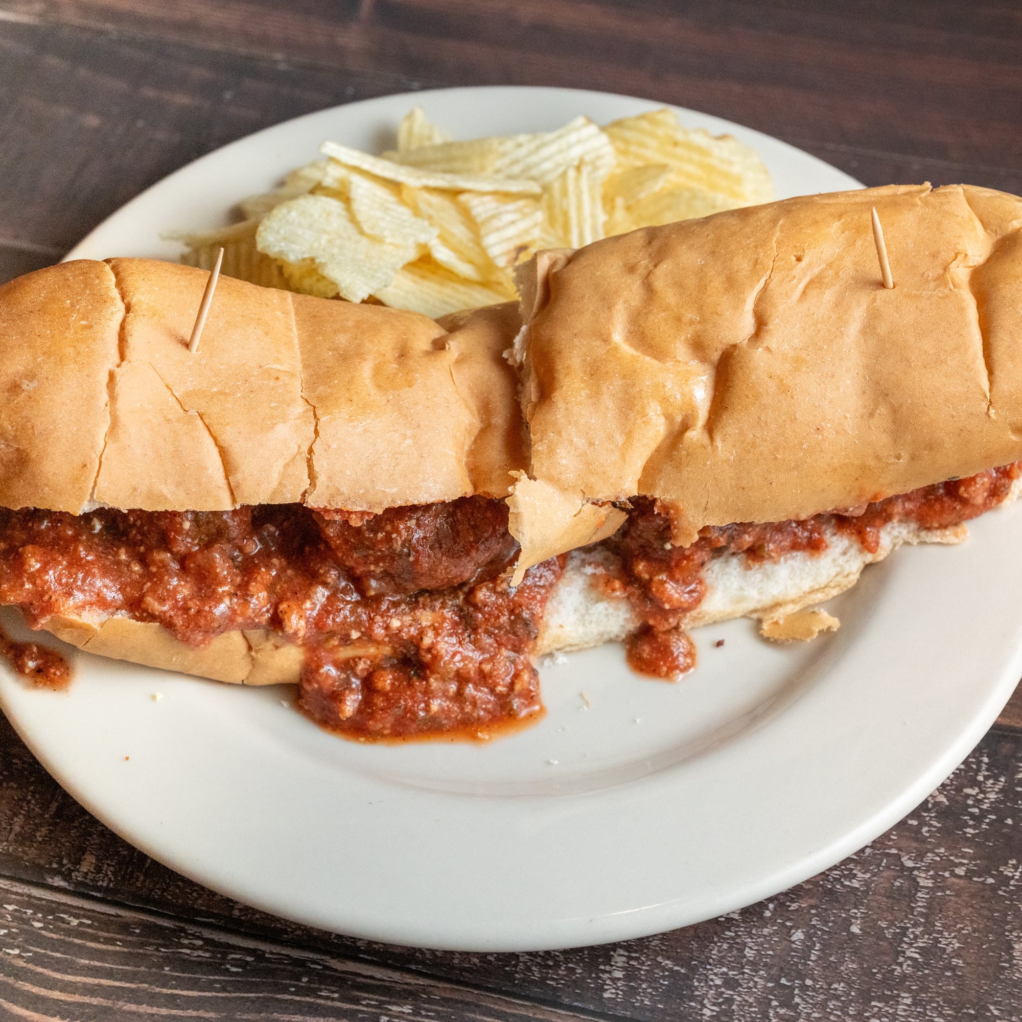 Meatball Po' Boy Sandwich